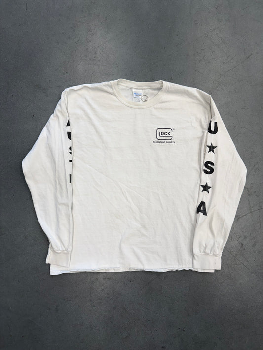 90'S GLOCK SHOOTING SPORTS LS TEE (GILDAN TAG)