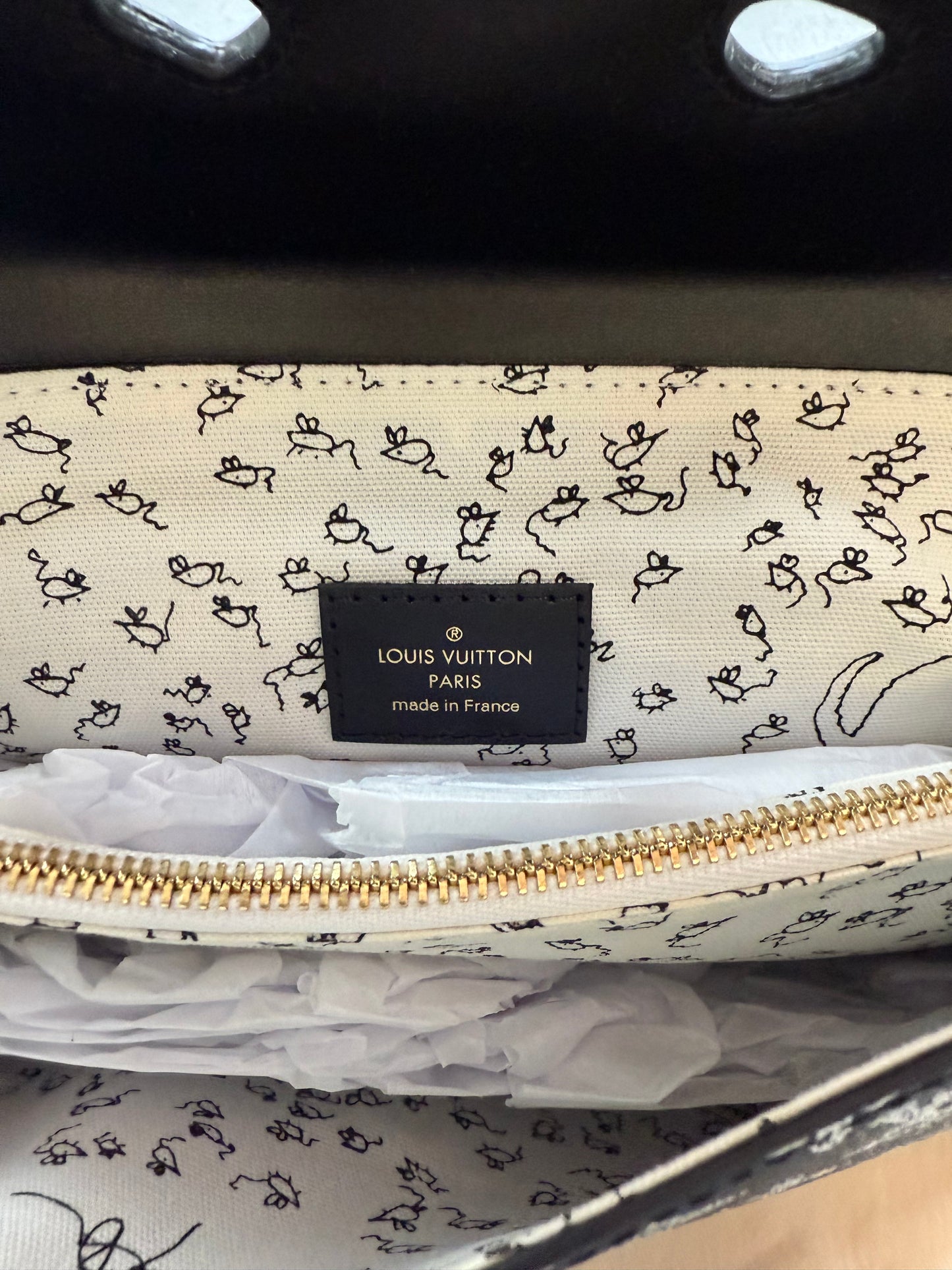 LOUIS VUITTON X GRACE CODDINGTON CATOGRAM POUCHETTE CHAIN CLUTCH BAG (PRE-OWNED WITH DUSTBAG) (TANIA)