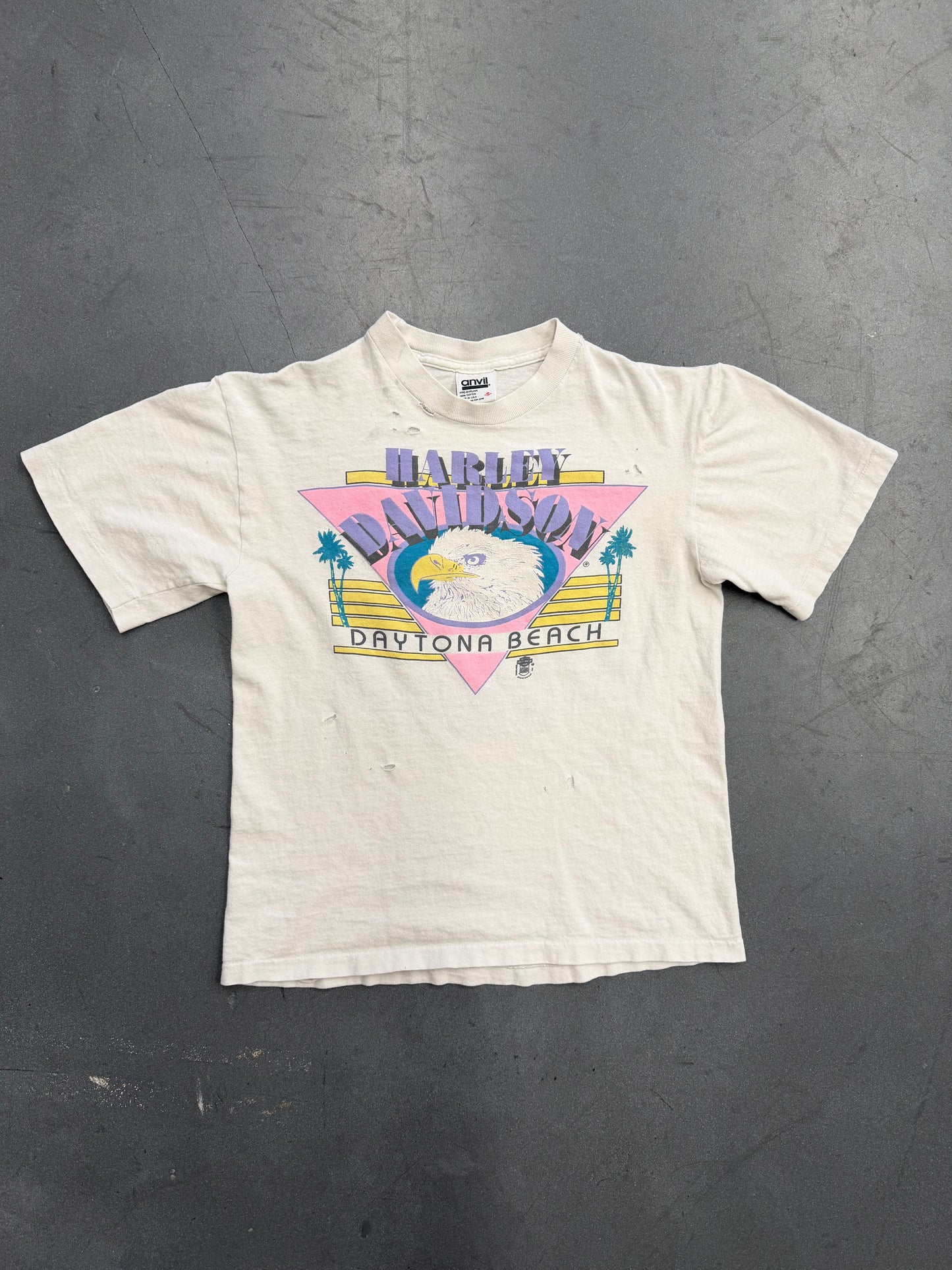 90S HARLEY DAVIDSON DAYTONA BEACH ROBISON FLORIDA TEE (ANVIL TAG)