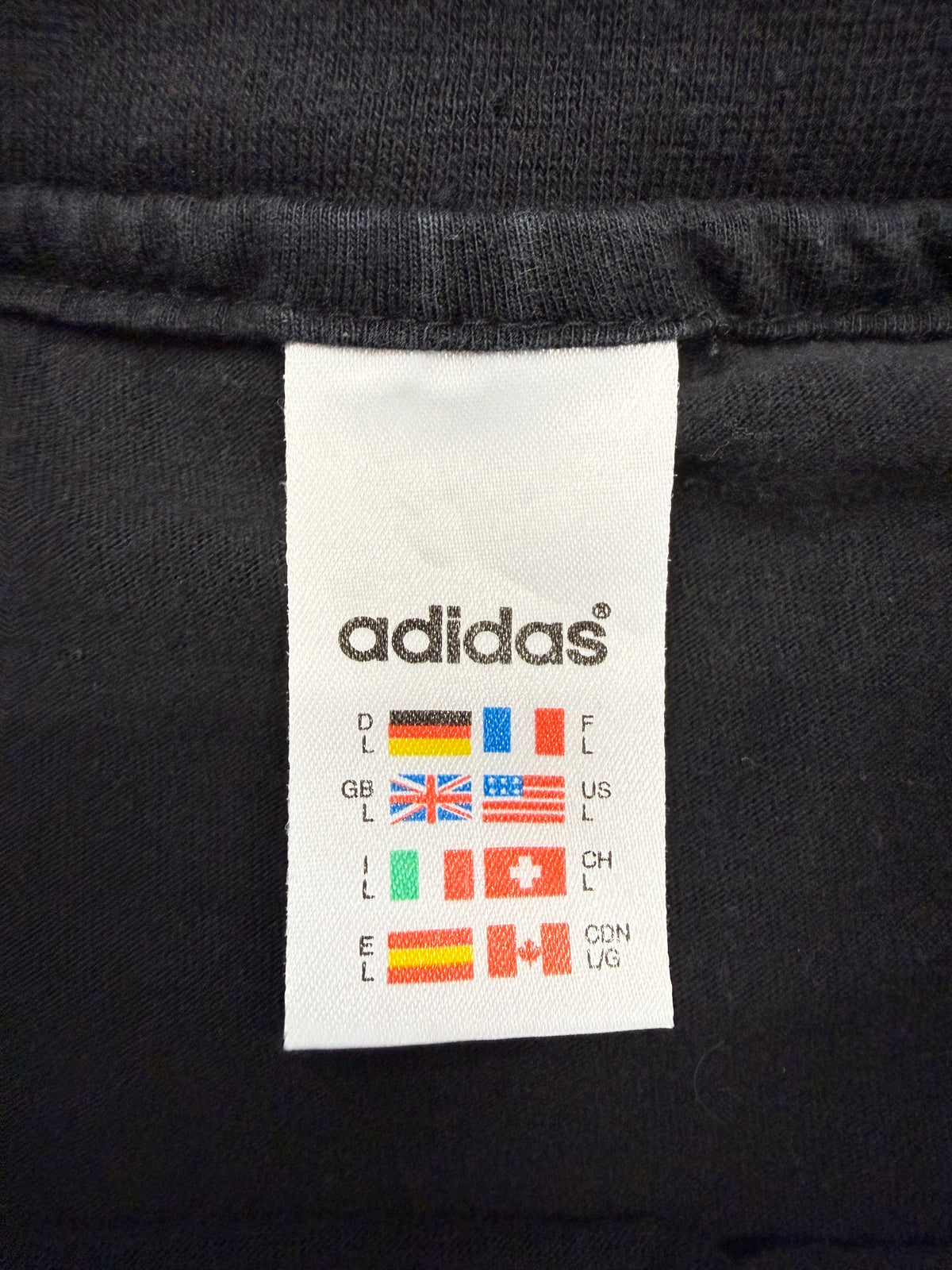 1998 FRANCE COUPE DU MONDE SOCCER TEE (ADIDAS TAG)