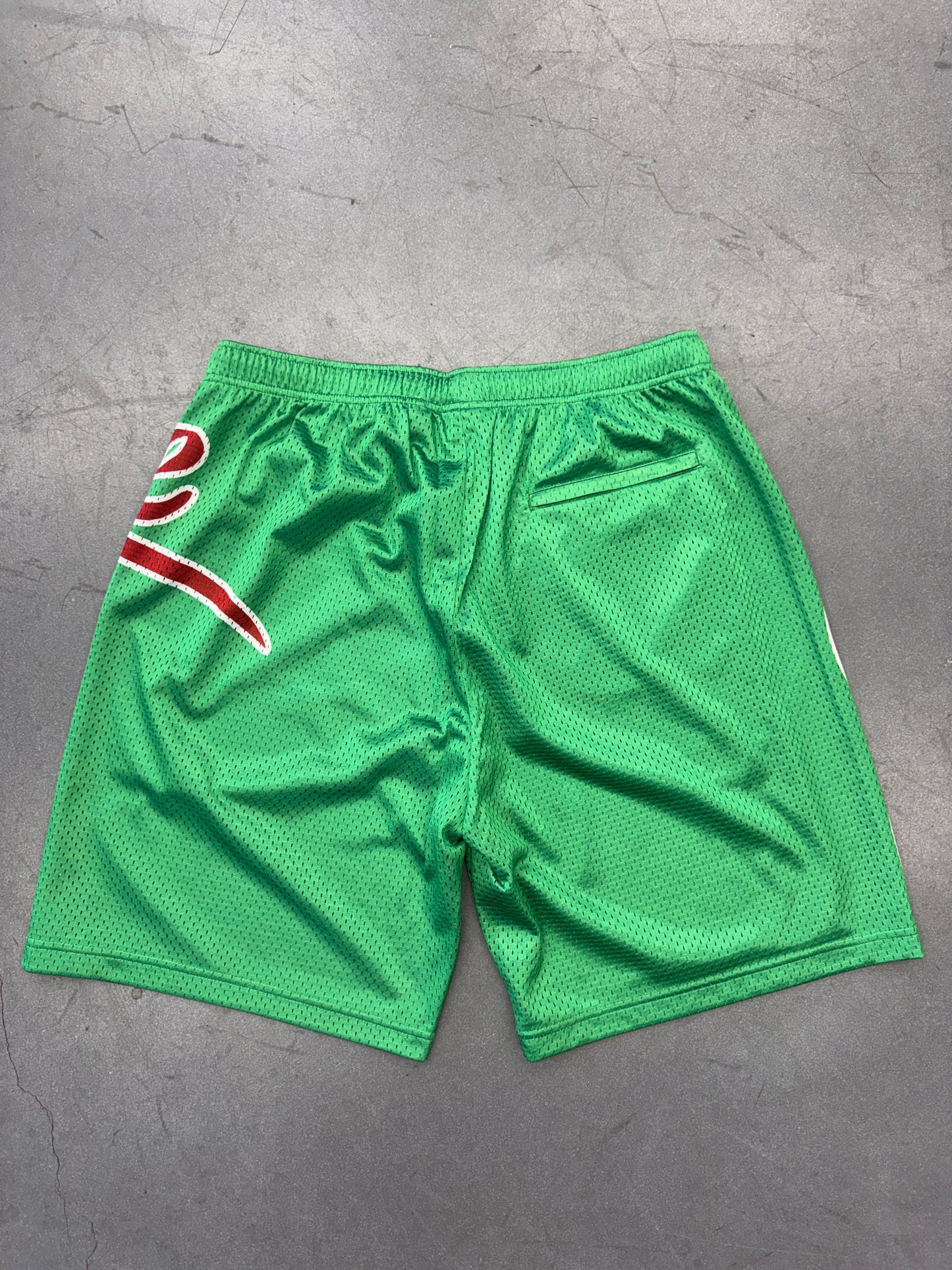 SS24 SUPREME BIG SCRIPT MESH SHORTS