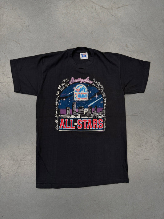 1990 SHOOTING STARS ALL-STAR WEEKEND MIAMI TEE (AMERICA'S FINEST TAG)