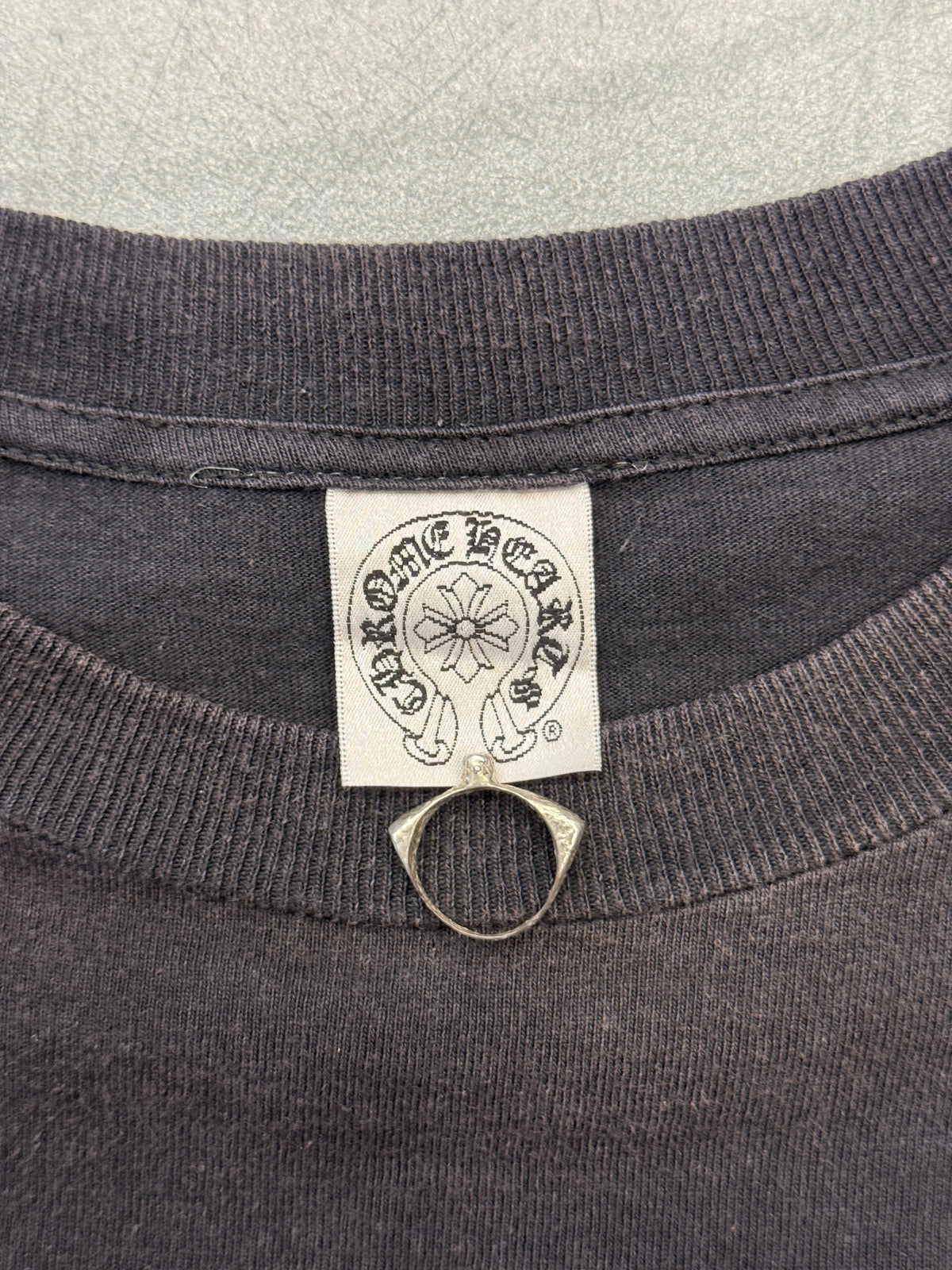 90S CHROME HEARTS MALIBU STAR LS TEE - BLACK