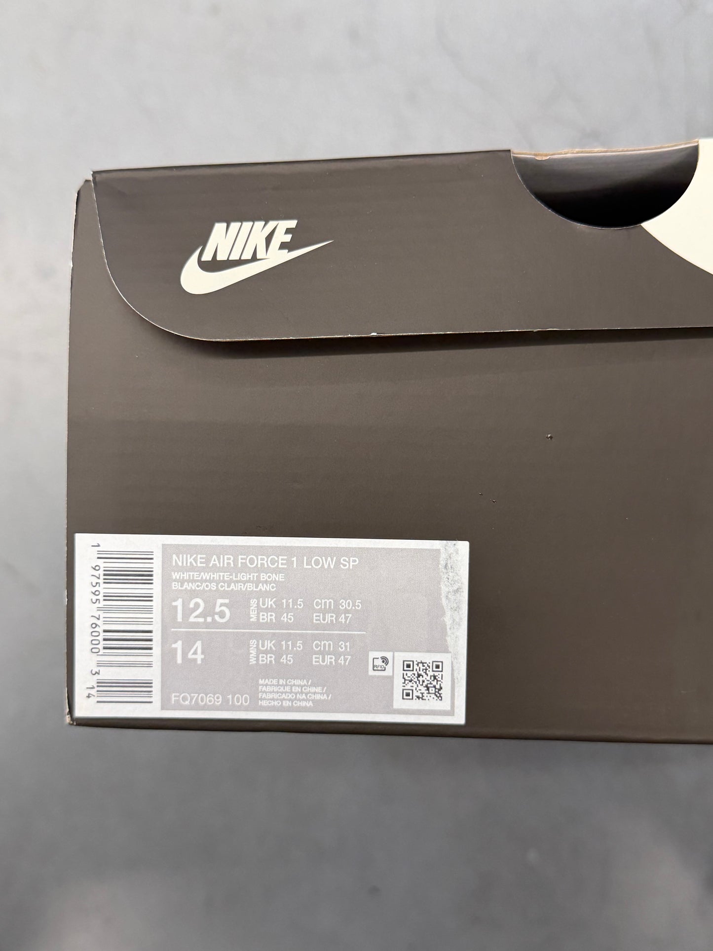 2024 CACTUS PLANT FLEA MARKET AIR SUNSHINE AIR FORCE 1 WHITE (W/BOX)