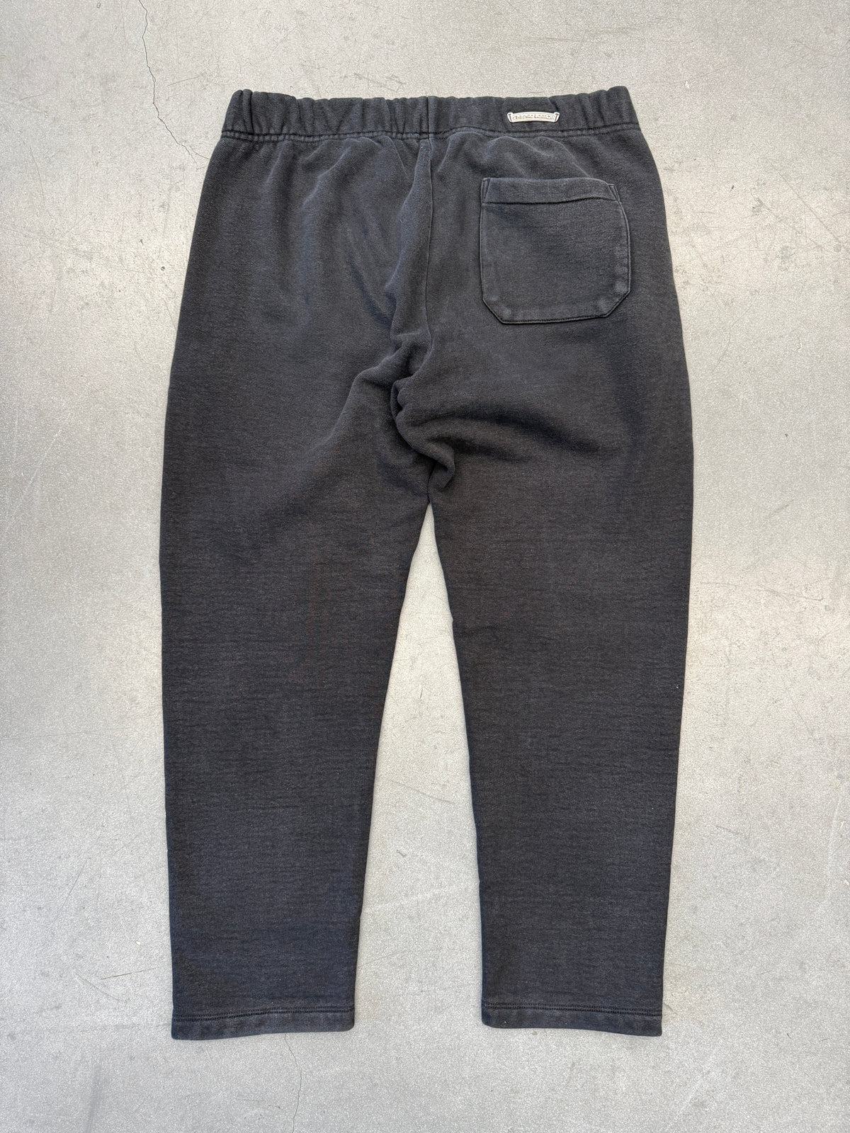 CHROME HEARTS SLOW RIDE EMBROIDERED SWEATPANTS - BLACK/WHITE