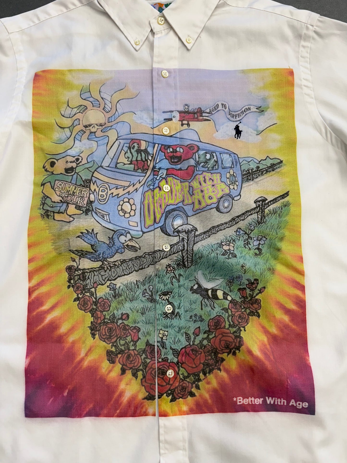 BETTER WITH AGE ROAD TRIP BUTTON-DOWN