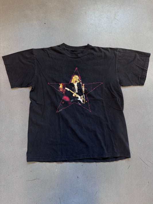 1996 KURT COBAIN END OF MUSIC STAR TEE (CUT TAG)