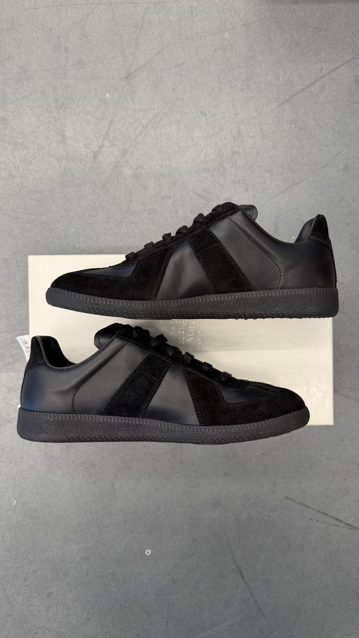 MAISON MARGIELA REPLICA SNEAKERS BLACK/BLACK