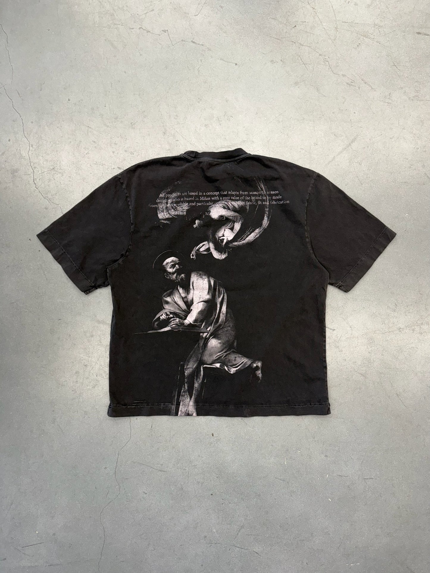 2013 OFF-WHITE ST. MATTHEW OVERSIZED TEE - BLACK