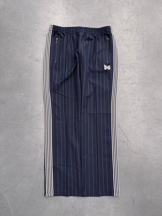 NEEDLES X KITH PINSTRIPE TRACK PANTS