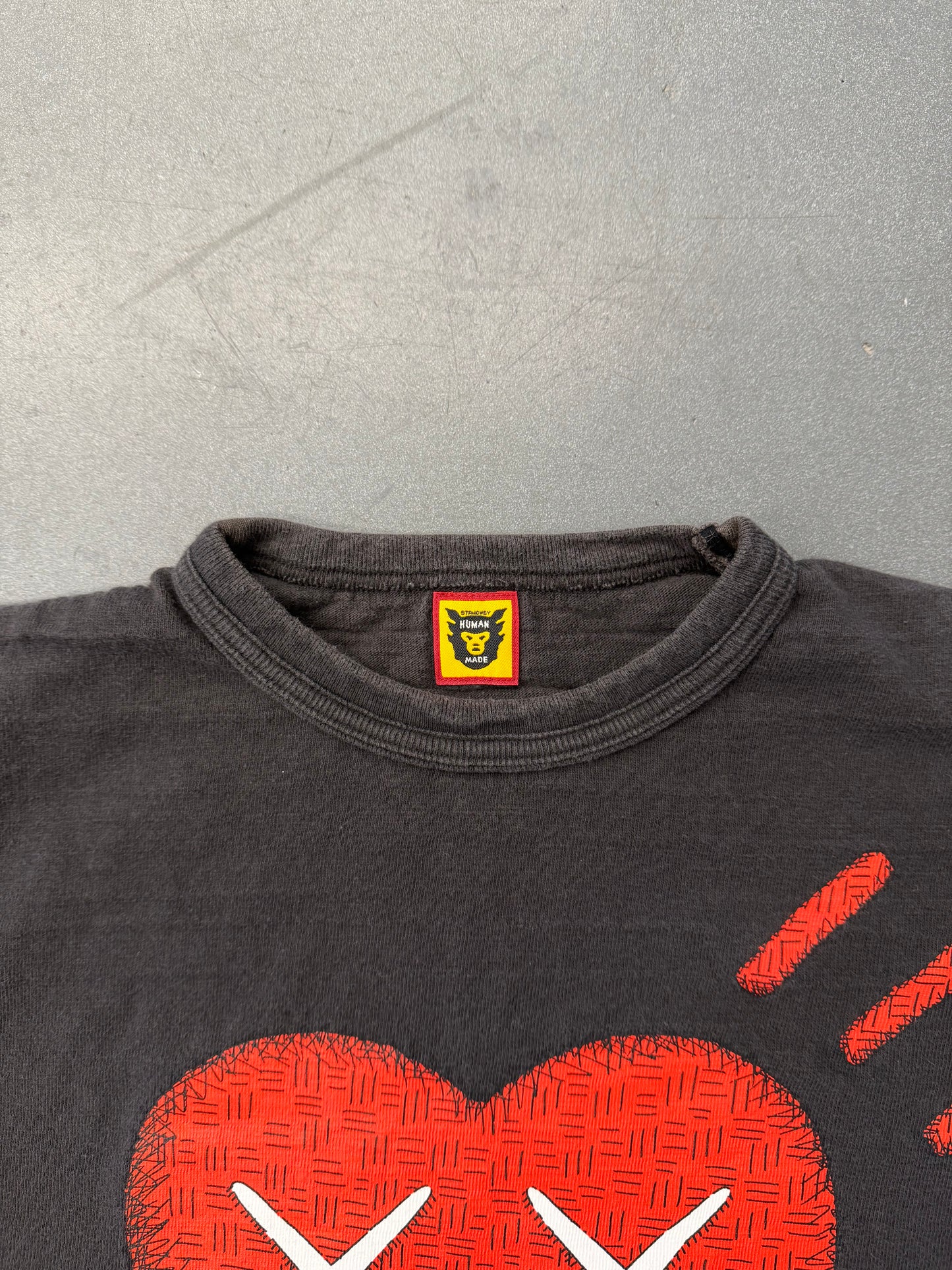 FW21 KAWS HUMAN MADE #5 BLACK HEART TEE