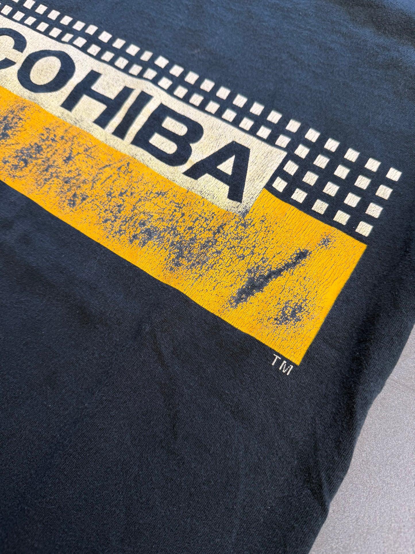 Y2K COHIBA CUBAN CIGARS SPELLOUT TEE (PULLED TAG)