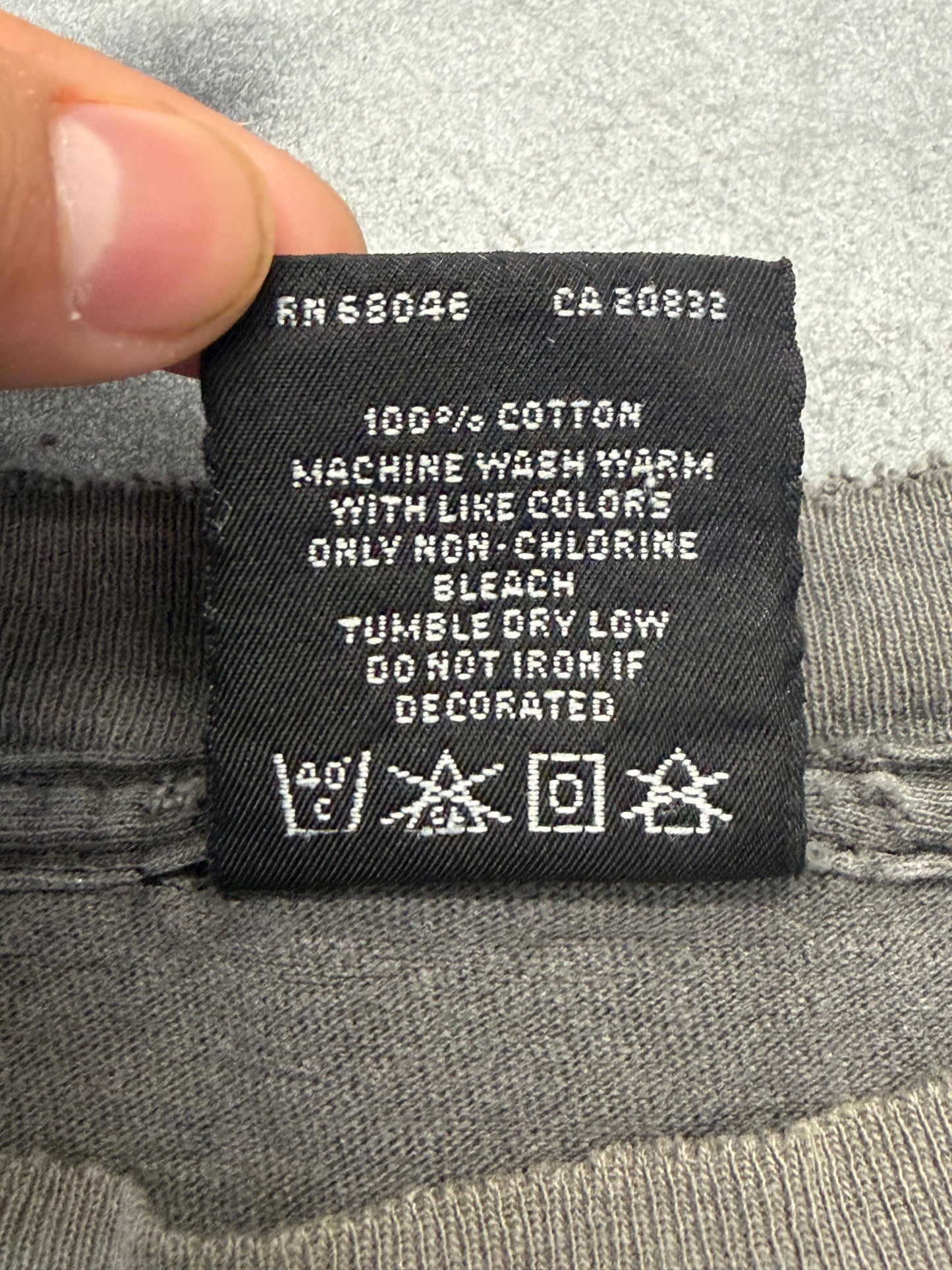 1993 NIRVANA INCESTICIDE SMOKED TEE (GIANT BY TULTEX TAG)