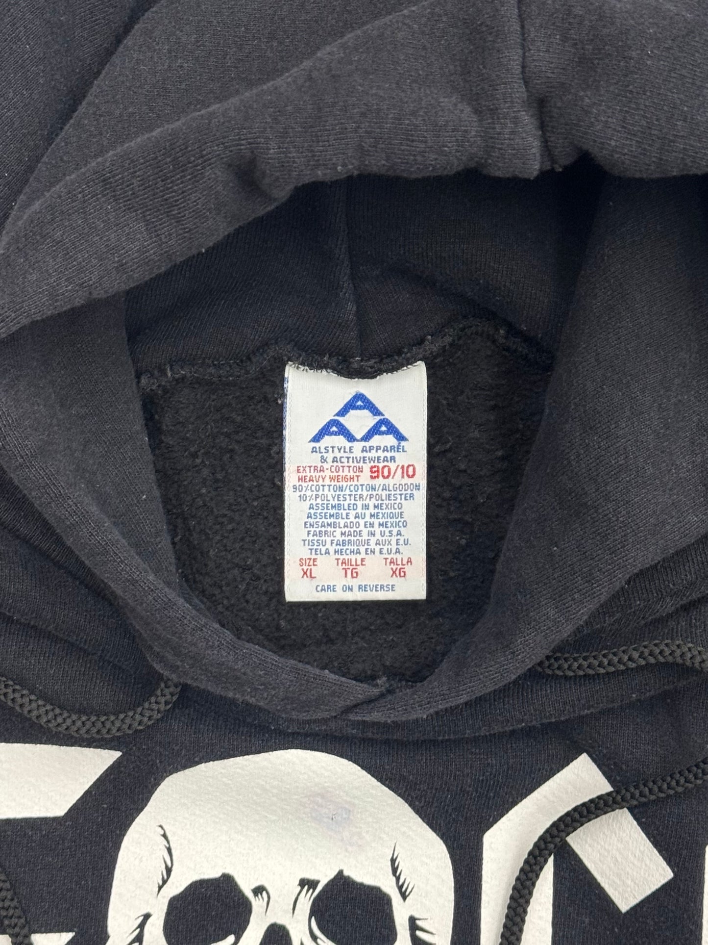 2005 WWE STONE COLD STEVE AUSTIN "FUCK FEAR" PULLOVER HOODIE (AAA TAG)