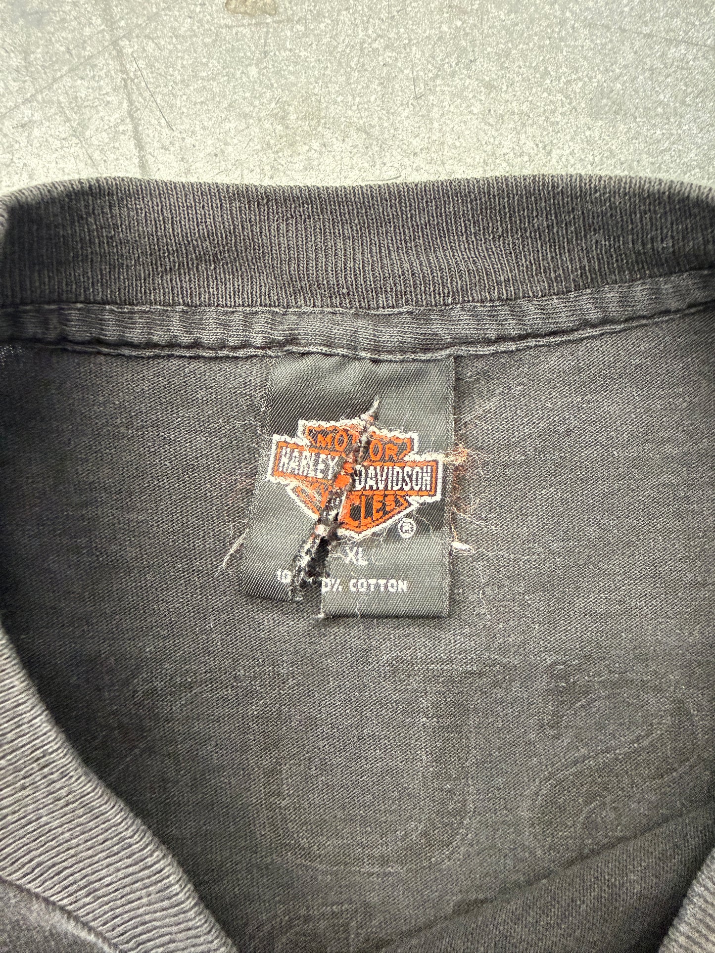1994 HARLEY-DAVIDSON SUN DENVER, COLORADO FLAMING EAGLE TEE