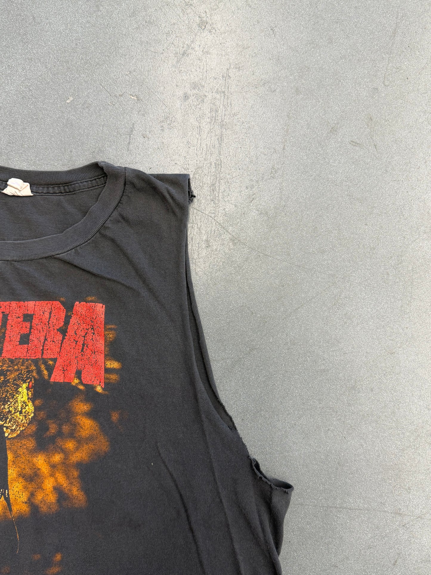 90S PANTERA GREAT SOUTHERN TRENDKILL US TOUR CUTOFF TEE (WINTERLAND TAG)