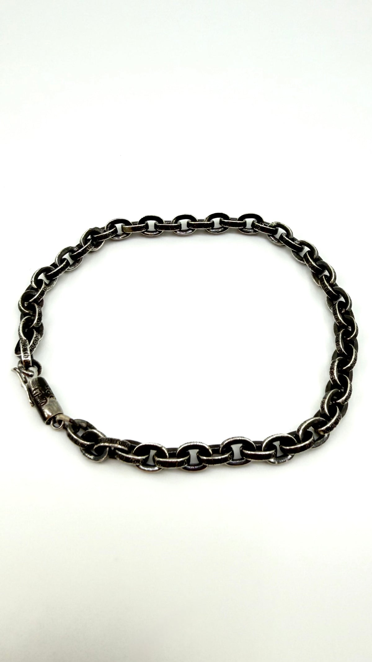 CHROME HEARTS SILVER PAPER CHAIN BRACELET