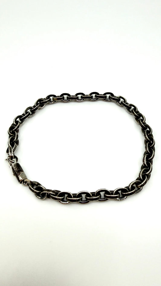 CHROME HEARTS SILVER PAPER CHAIN BRACELET