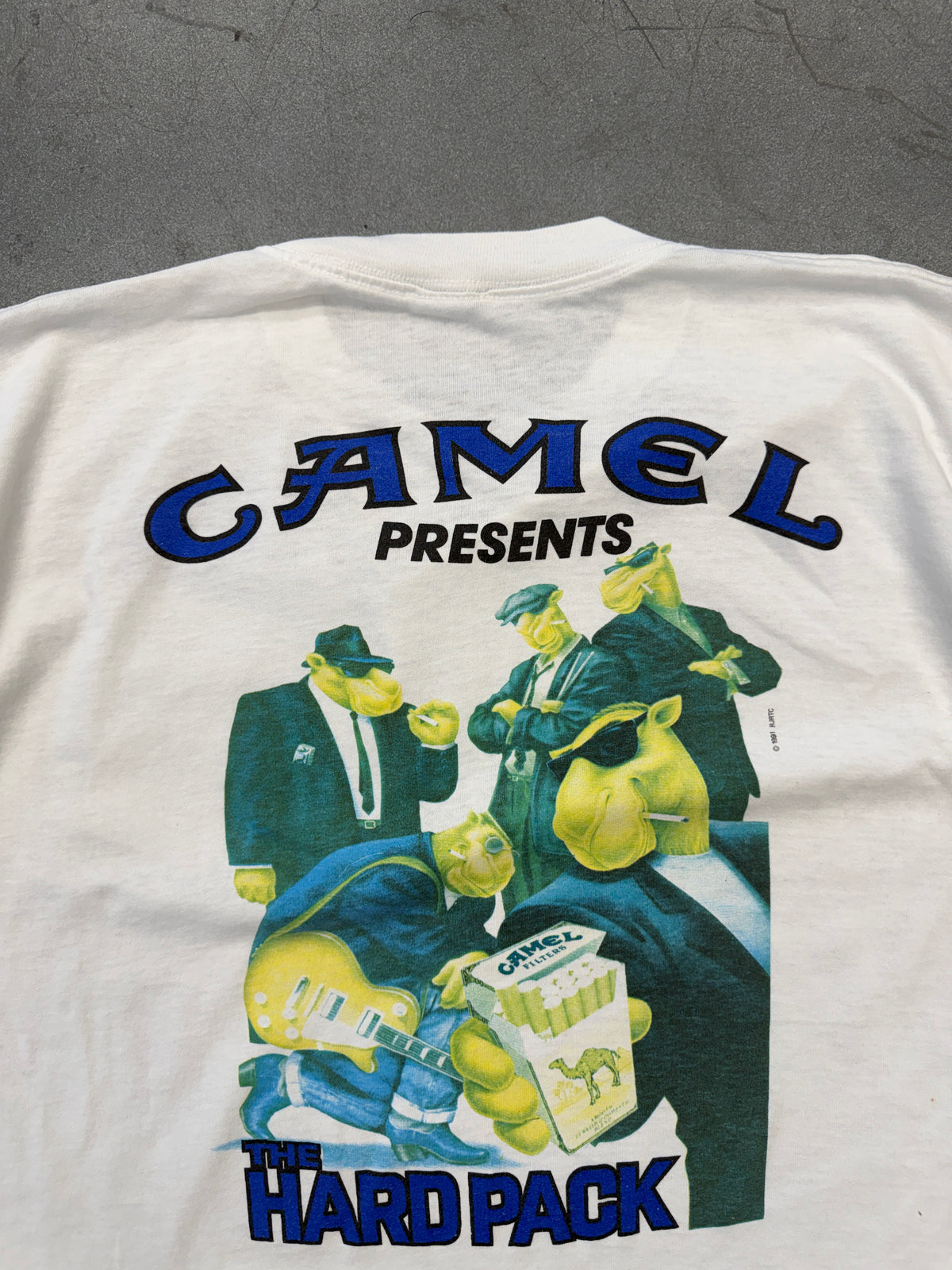 90'S CAMEL "THE HARD PACK" POCKET TEE (PULLED TAG)