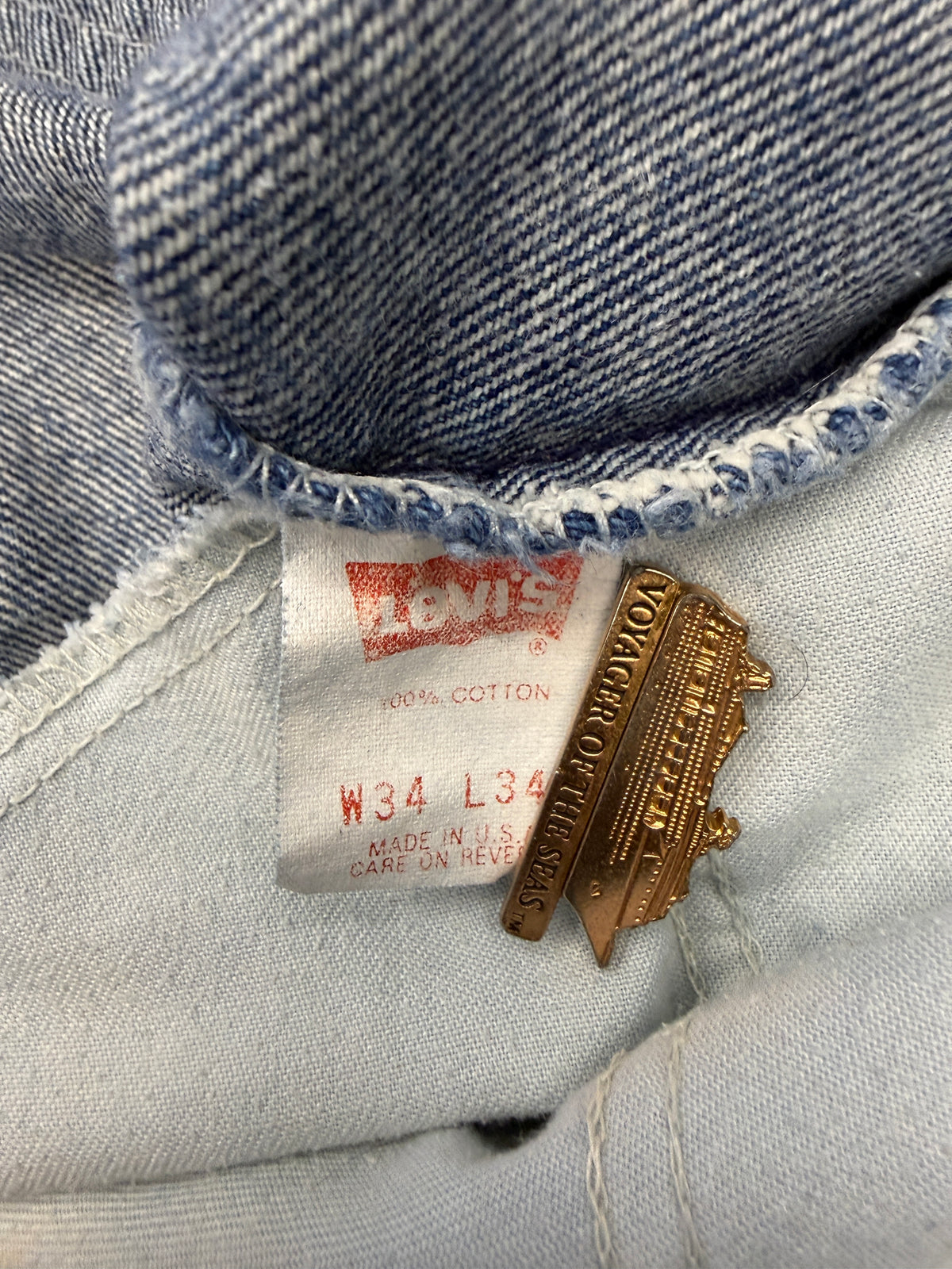 80S LEVI'S 505 ORANGE TAB STRAIGHT LEG JEANS