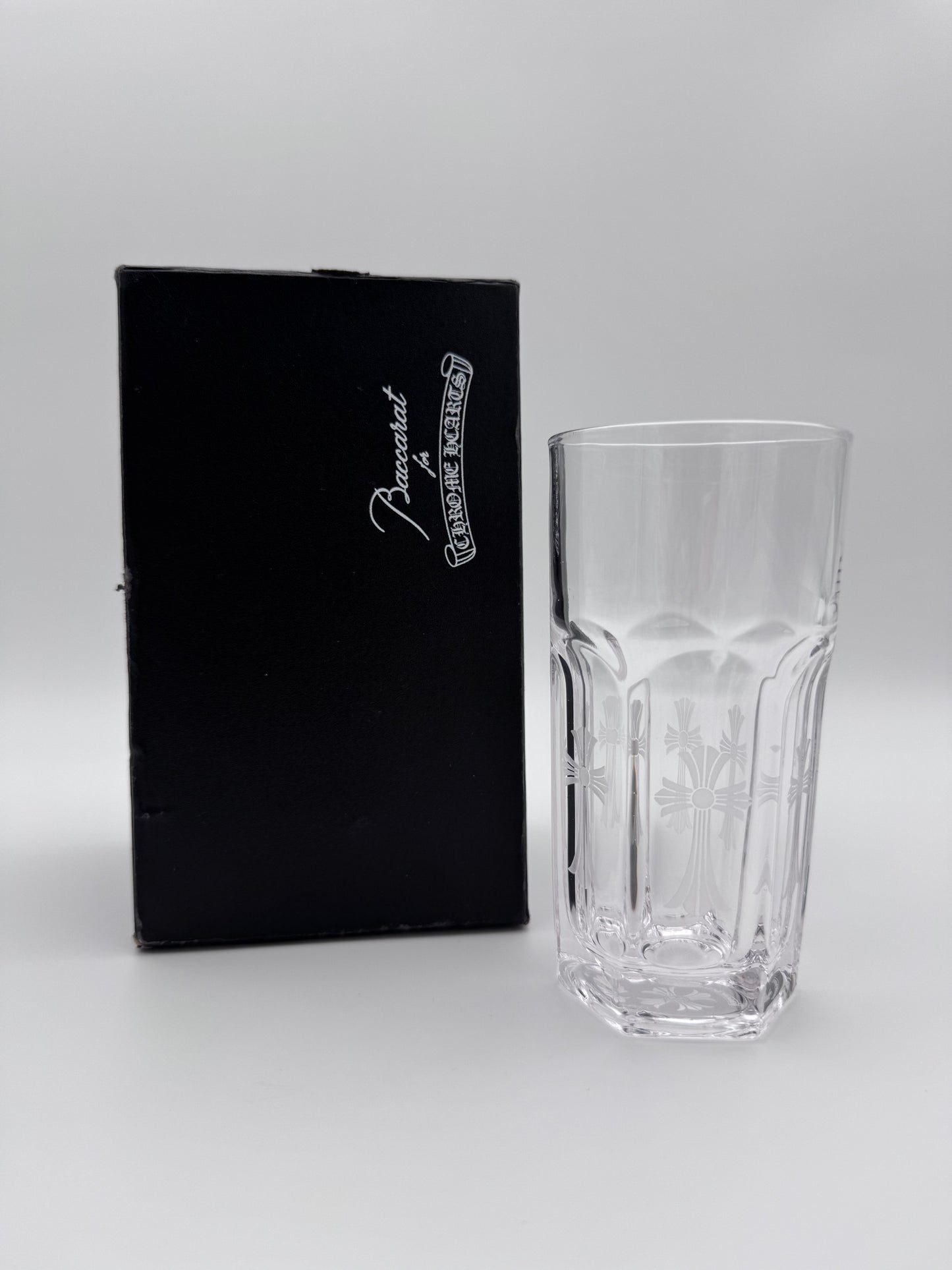 CHROME HEARTS BACCARAT CRYSTAL HIGHBALL CUP (WITH BOX)