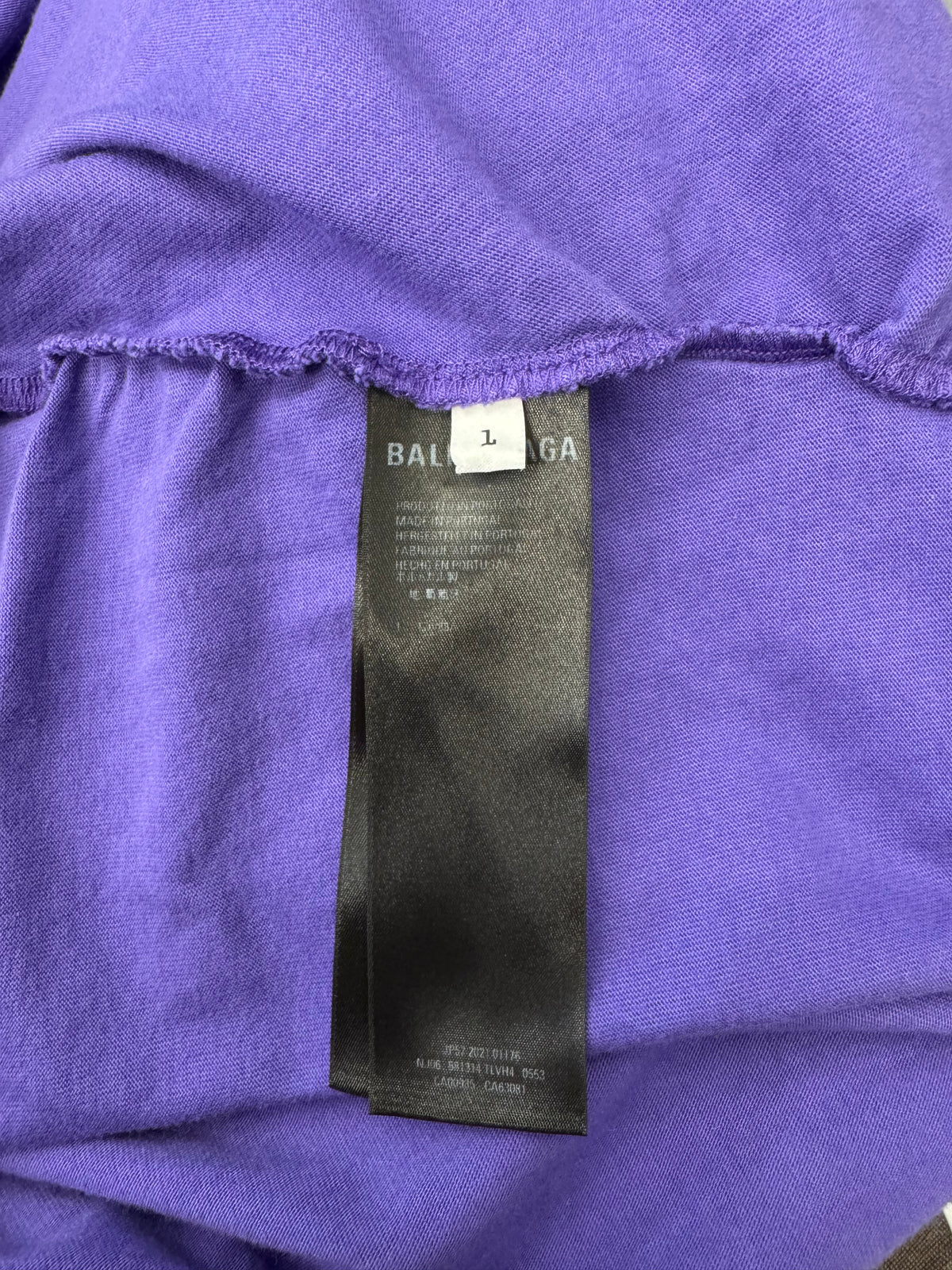 BALENCIAGA BEBE RHINESTONE JERSEY TEE