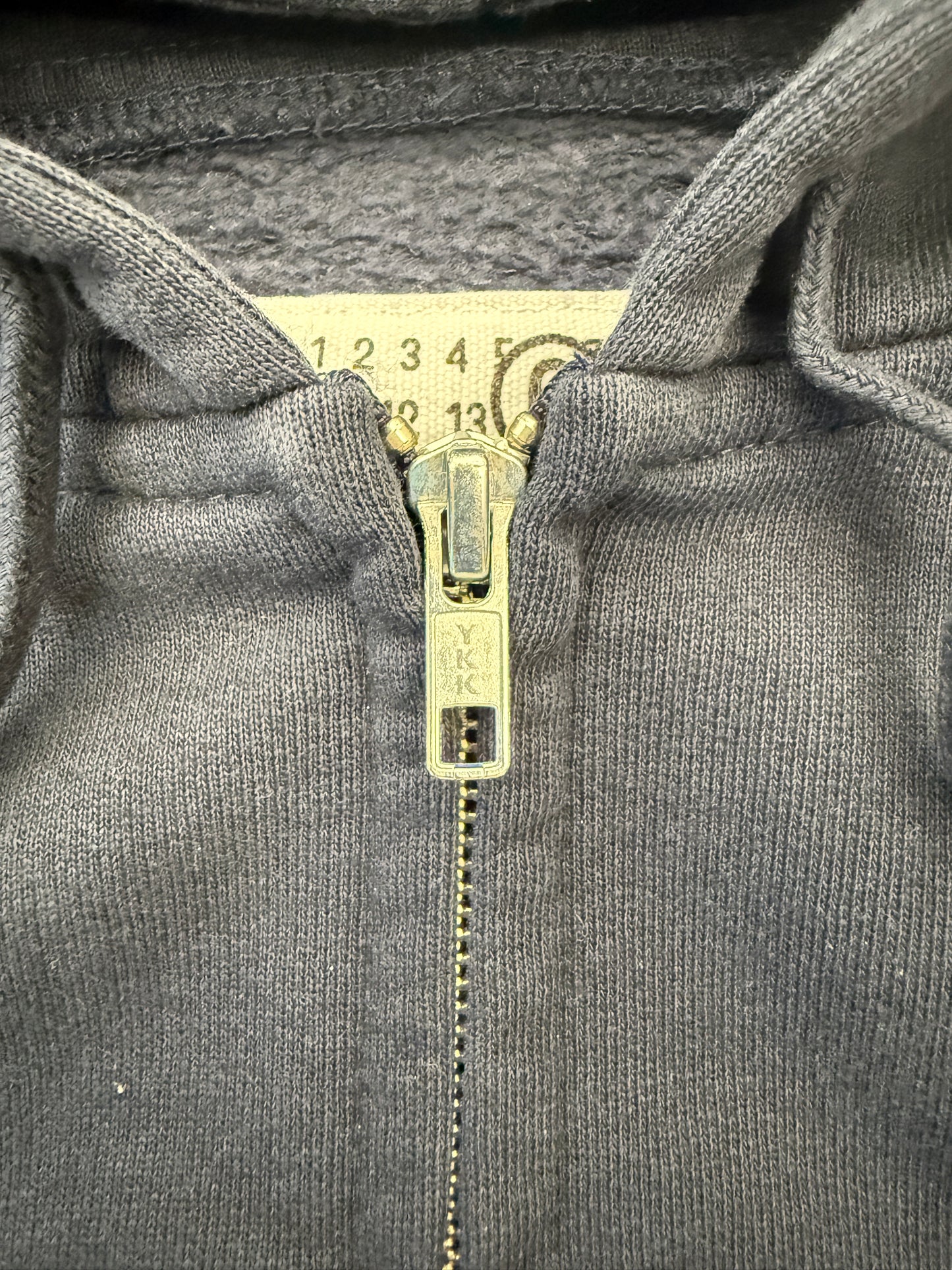 SS26 SUPREME MM6 MAISON MARGIELA BOX LOGO ZIP UP HOODED SWEATSHIRT