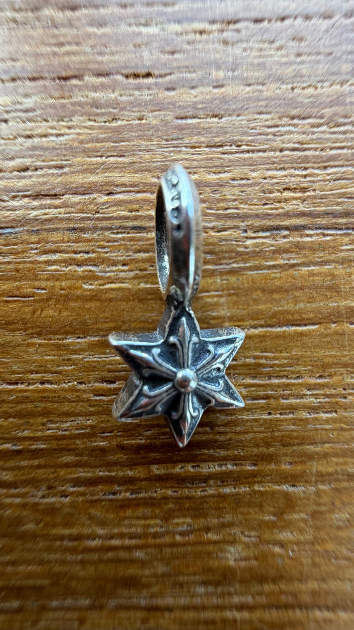 CHROME HEARTS STAR #A SILVER STACK CHARM