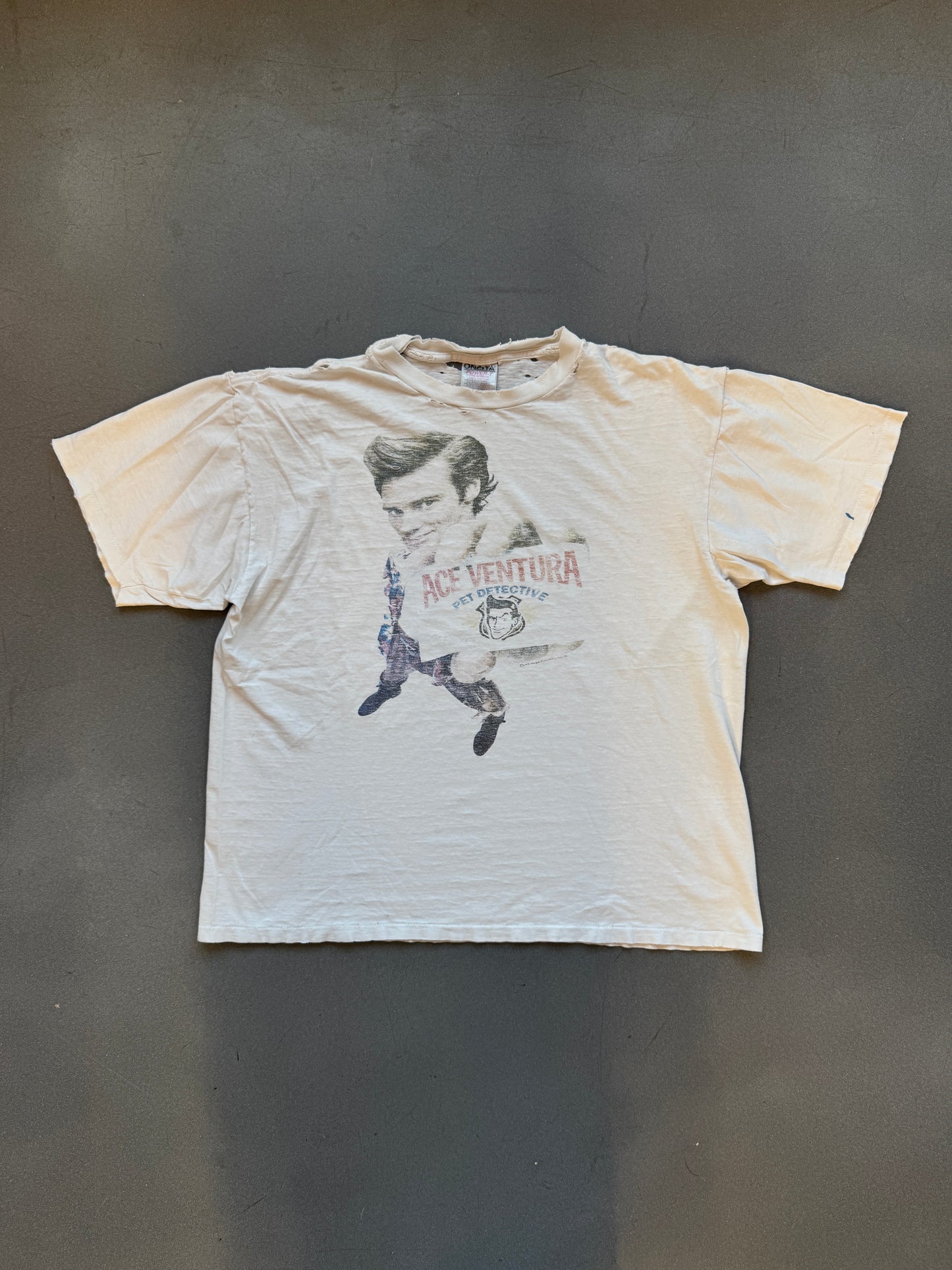 1995 ACE VENTURA PET DETECTIVE TEE (ONEITA POWER-T TAG)