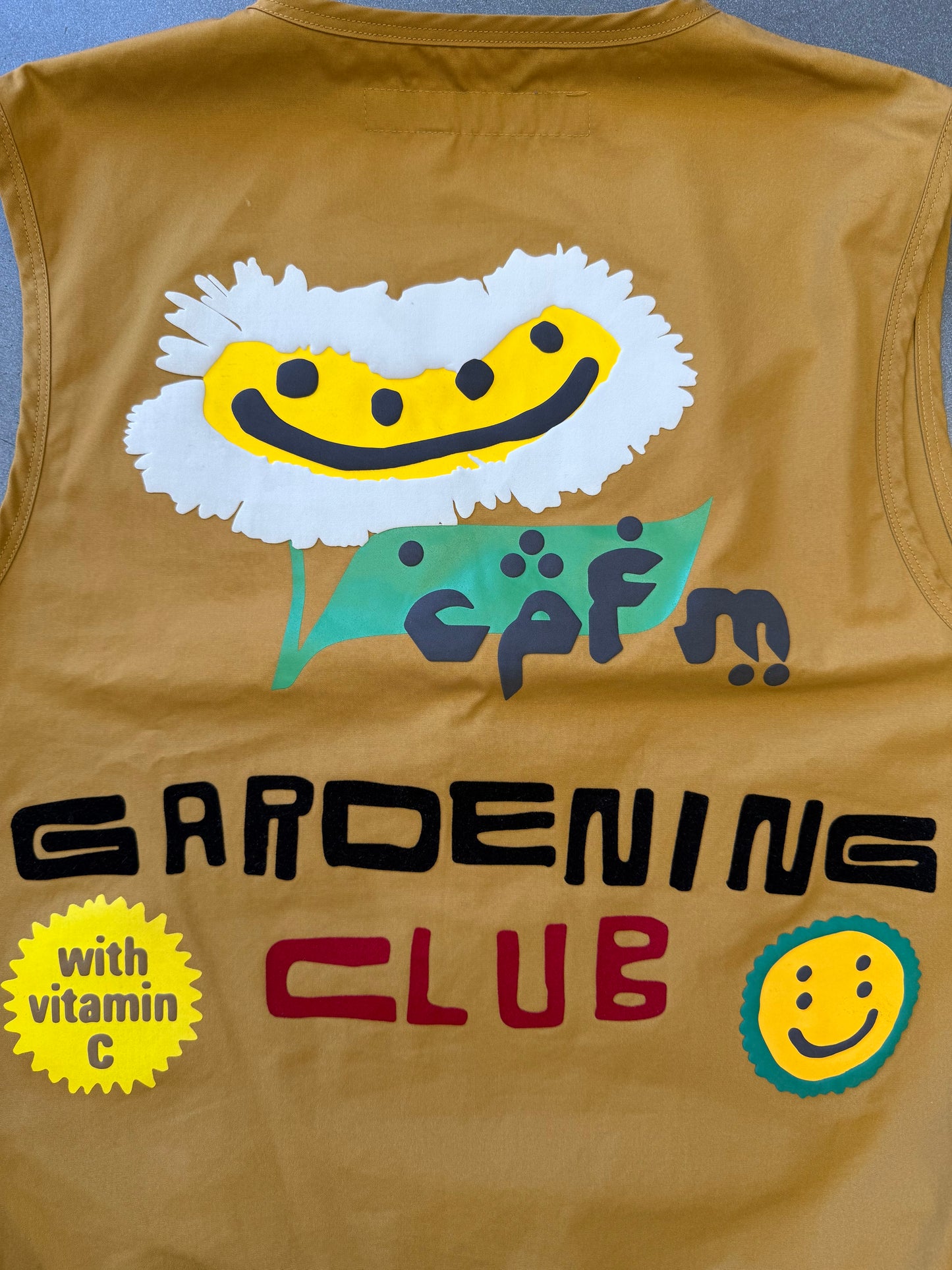 CPFM GARDENING CLUB VEST CACTUS PLANT FLEA MARKET