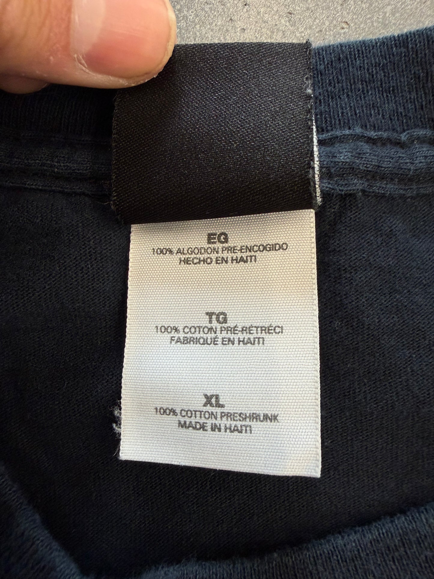 Y2K GORILLAZ STRIPED LOGO BAND MEMBERS TEE (GORILLAZ TAG)