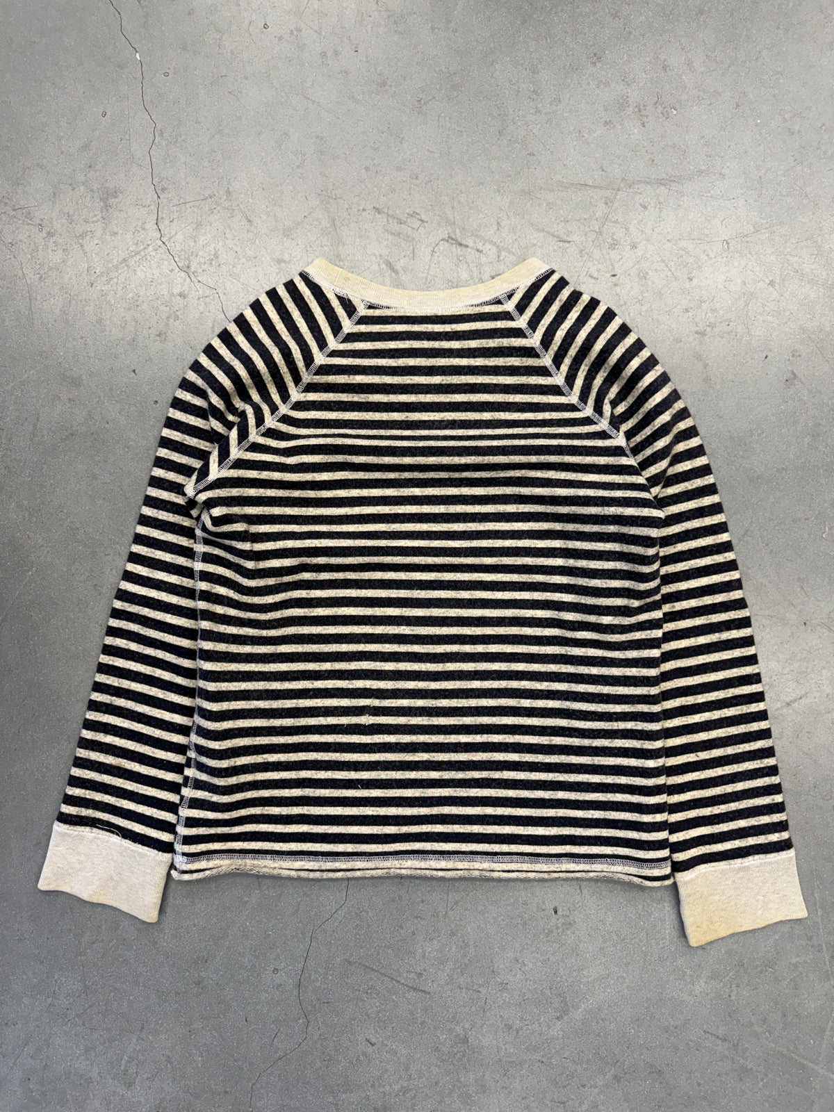 AD04 JUNYA WATANABE COMMES DES GARCONS MAN X NIKE "USA SPORTSWEAR" STRIPED WOOL SWEATSHIRT