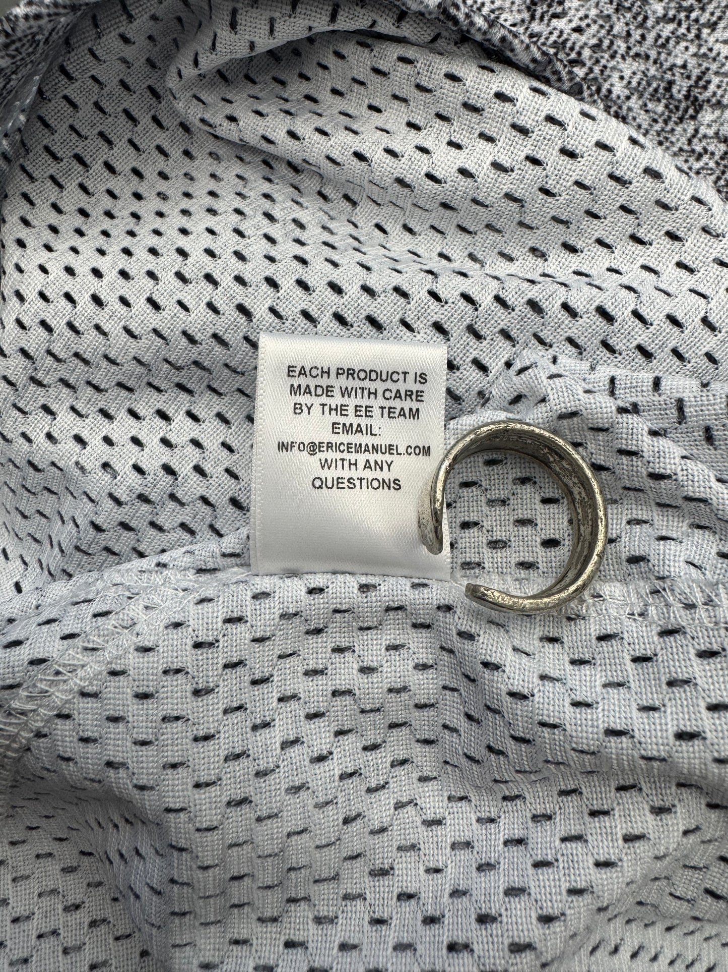 2024 ERIC EMANUEL EE BAGGY SHORT - GREY DENIM