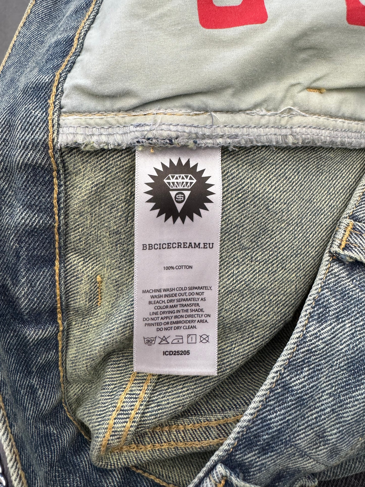 BILLIONAIRE BOYS CLUB RUNNING DOG TRIPLE SCOOP DENIM PANT