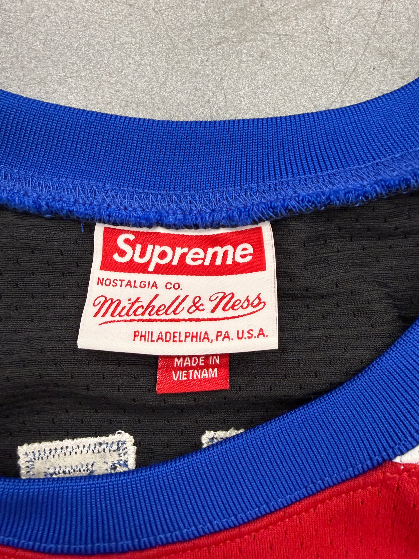 SS26 SUPREME MITCHELL & NESS BULLETS BASKETBALL JERSEY