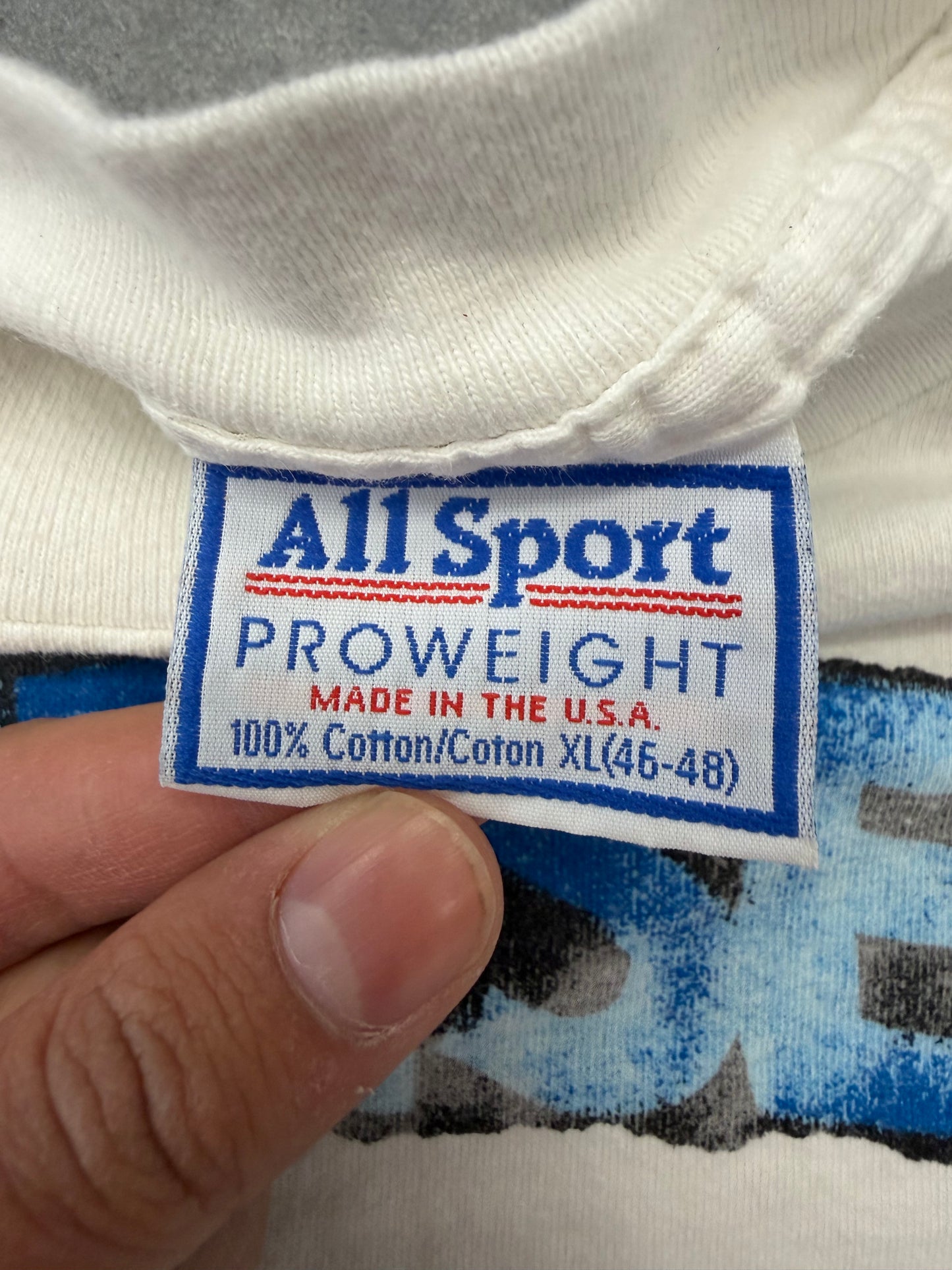 90'S ANTISEEN RAVE FUCK THAT WEAK SHIT BAND TEE (ALL SPORT TAG)