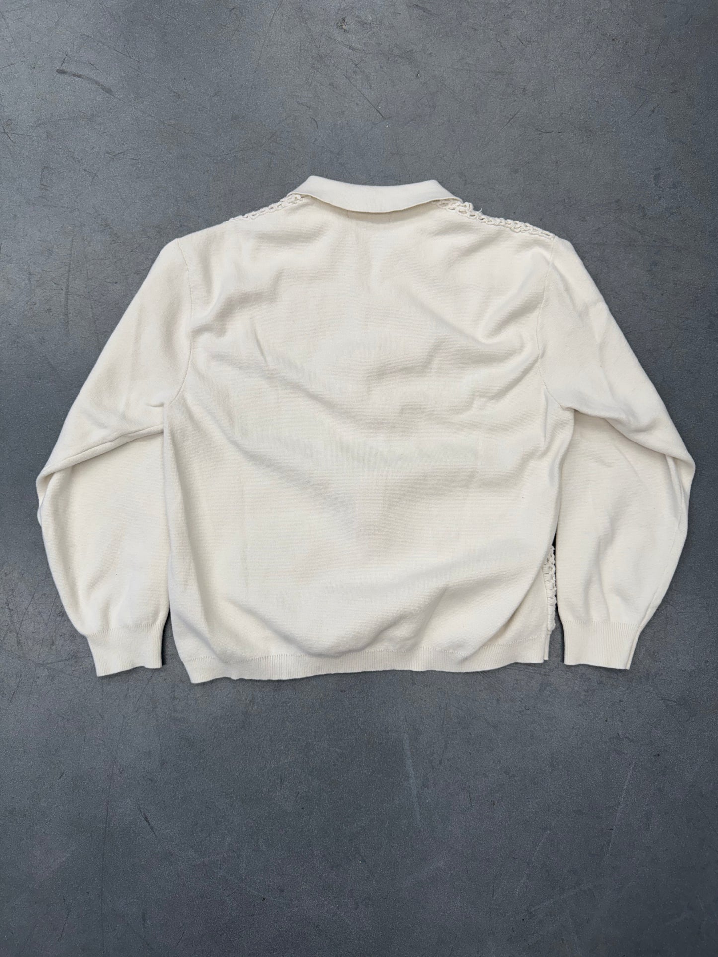 SS25 SUPREME CROCHET ZIP UP CARDIGAN