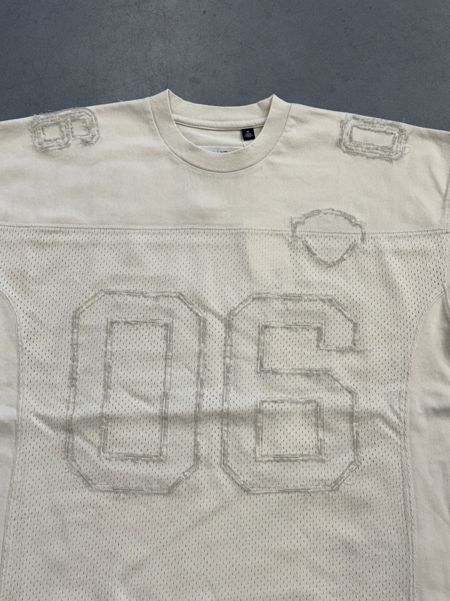 SS26 SUPREME MM6 MAISON MARGIELA COTTON FOOTBALL JERSEY - WHITE
