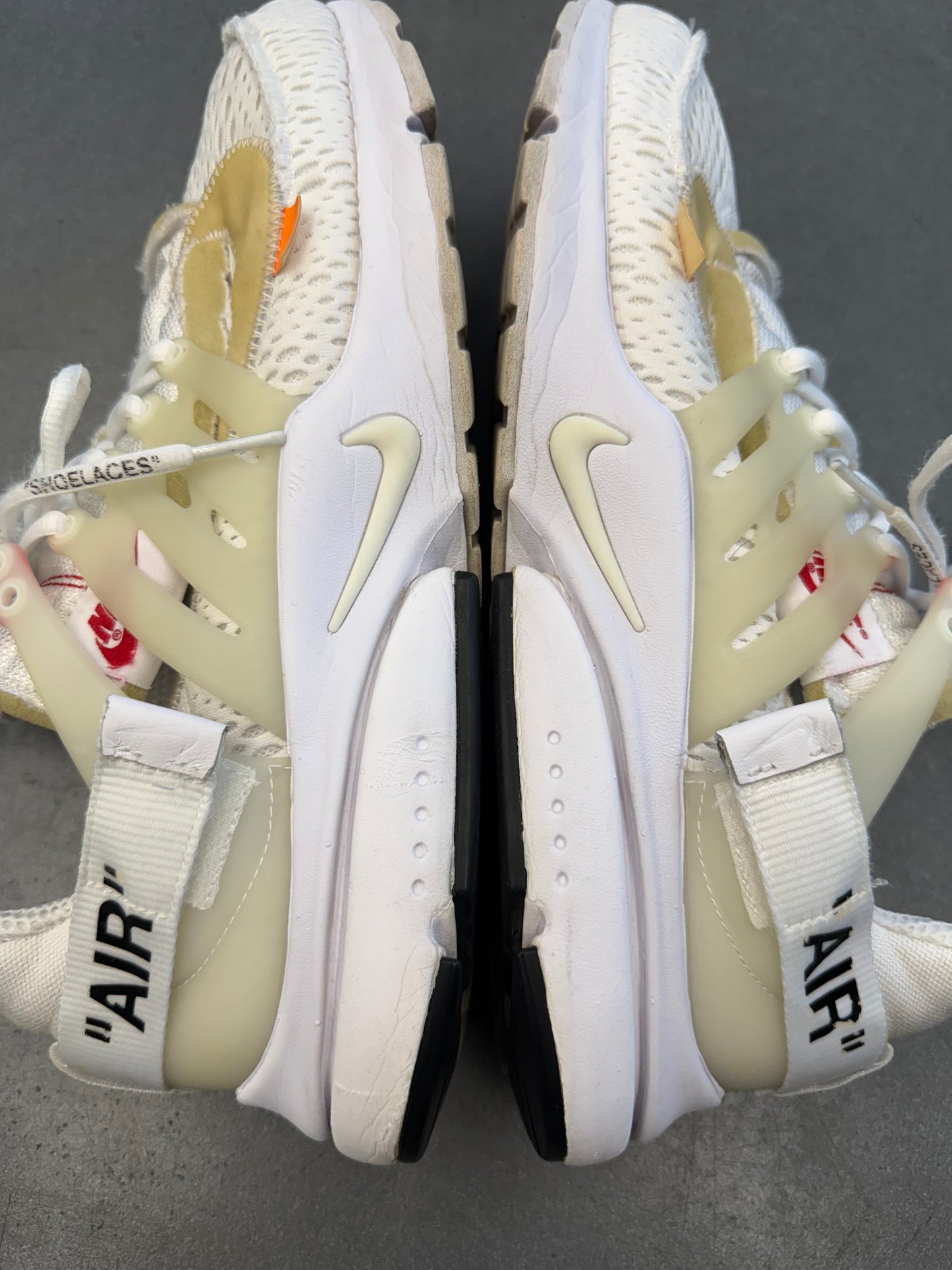 SIZE 13 2018 NIKE AIR PRESTO OFF-WHITE 'WHITE' (NO BOX, NO EXTRAS)