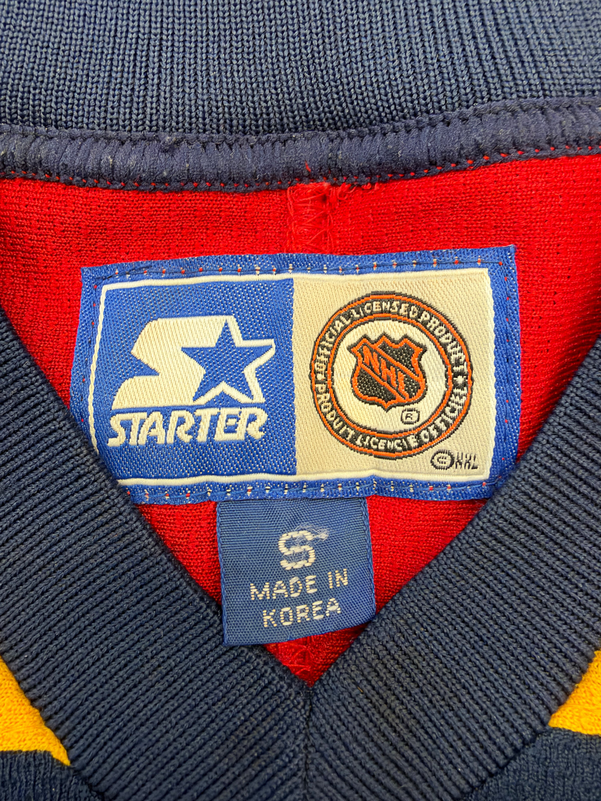 2000'S YOUTH STARTER FLORIDA PANTHERS YELLOW STRIPE JERSEY