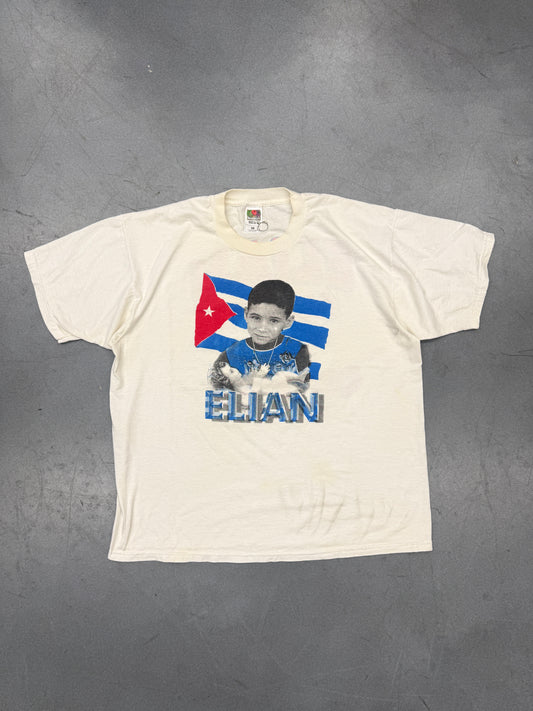 90S ELIAN GONZALEZ MIAMI ESTA CONTIGO TEE (FOTL BEST TAG)