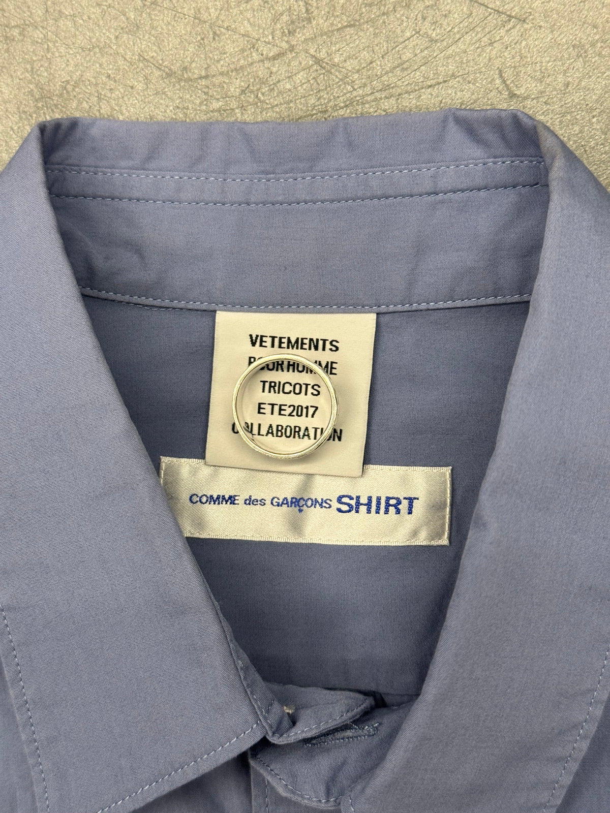 VETEMENTS COMMES DES GARCONS SHIRT BANDED BUTTON DOWN