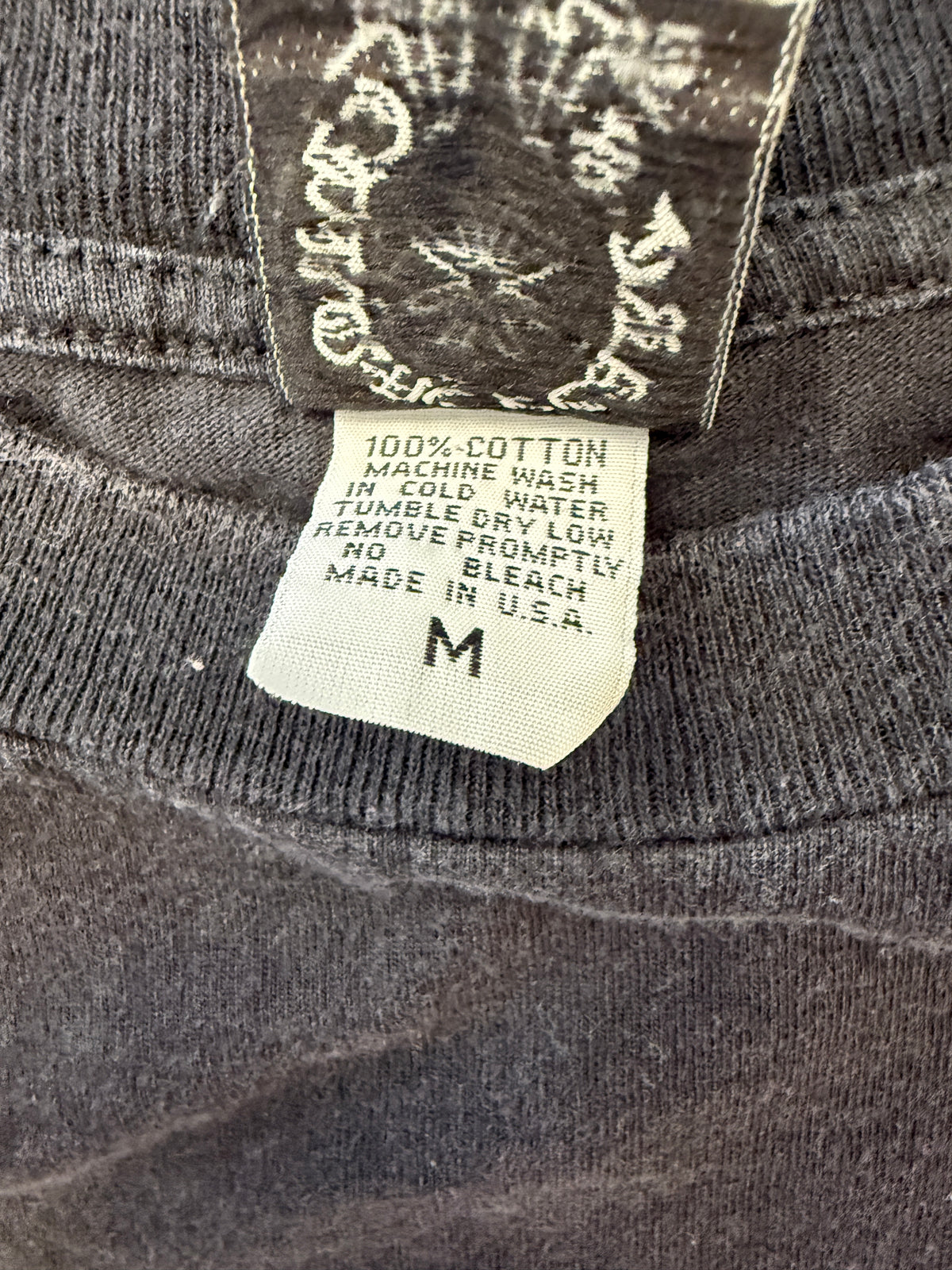VINTAGE CHROME HEARTS MALIBU STAR POCKET LONG SLEEVE TEE (WHITE TAG)