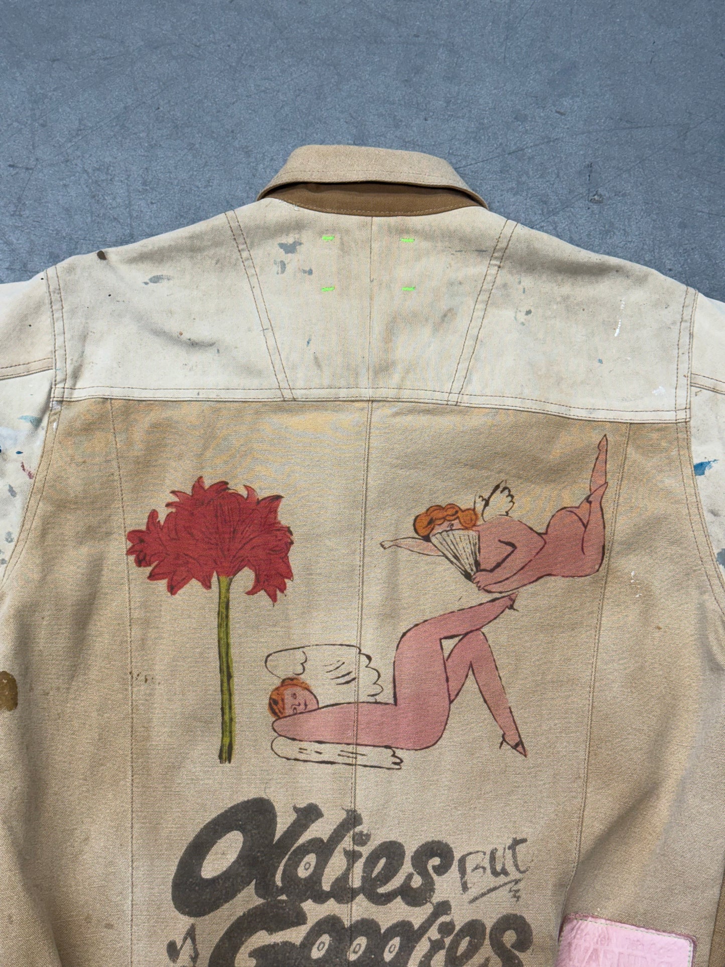 BETTER WITH AGE HARRISON RECONSTRUCTED TRUCKER JACKET