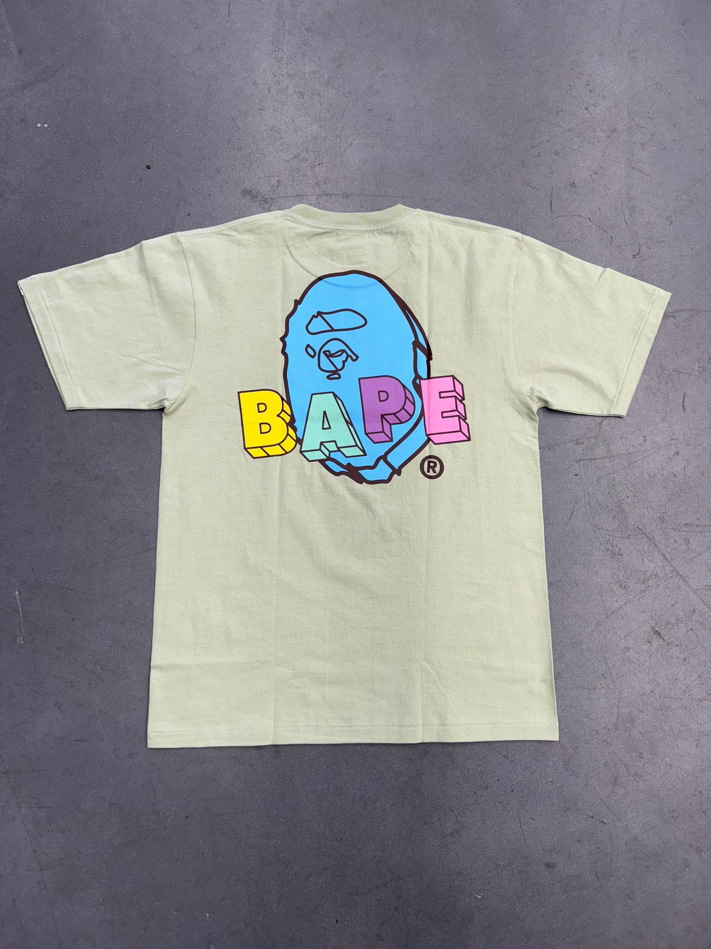 SS23 BAPE POPSICLE TEE - GREEN (L) (NEW IN BAG)