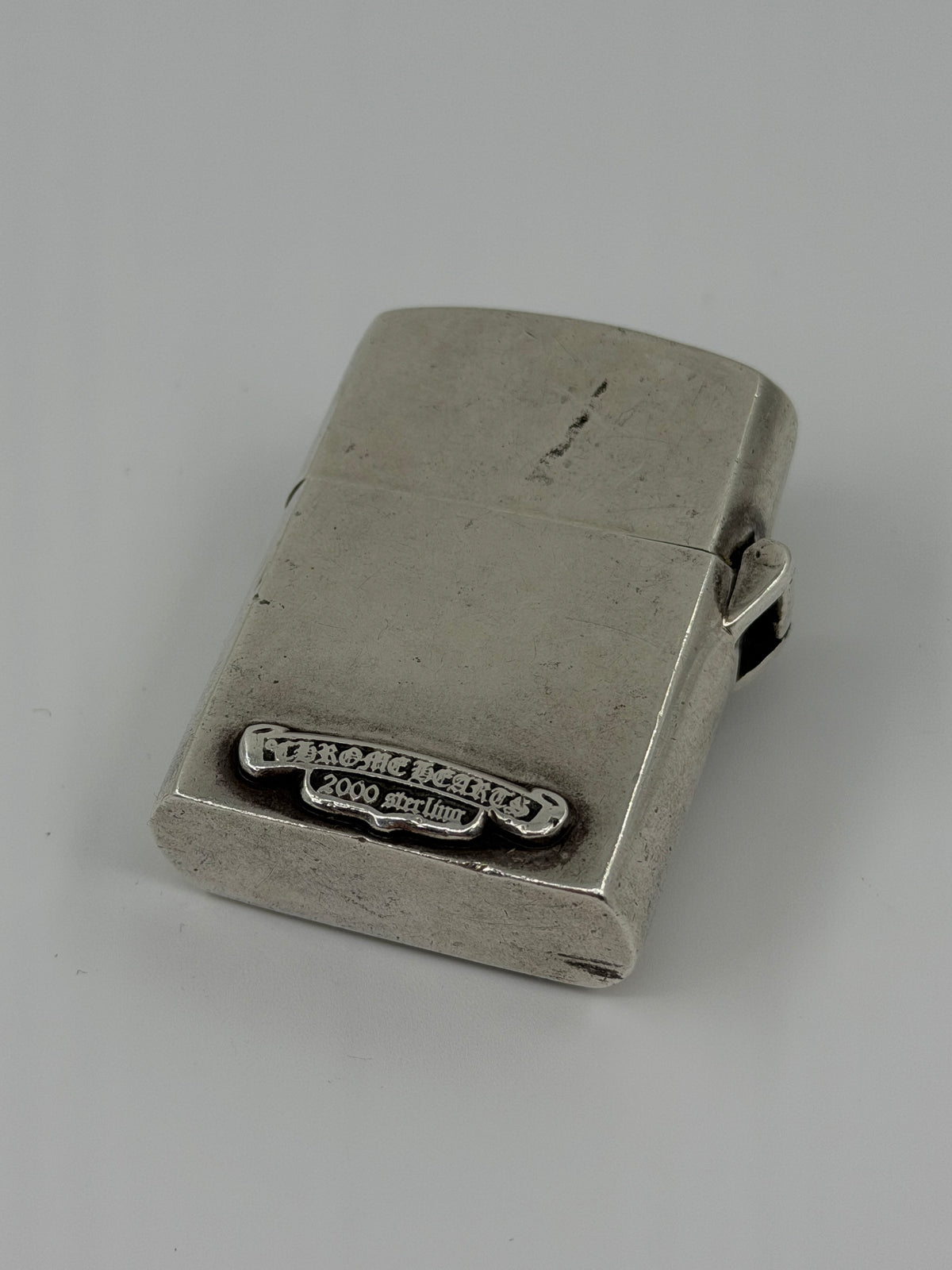 CHROME HEARTS SILVER CROSS ZIPPO LIGHTER