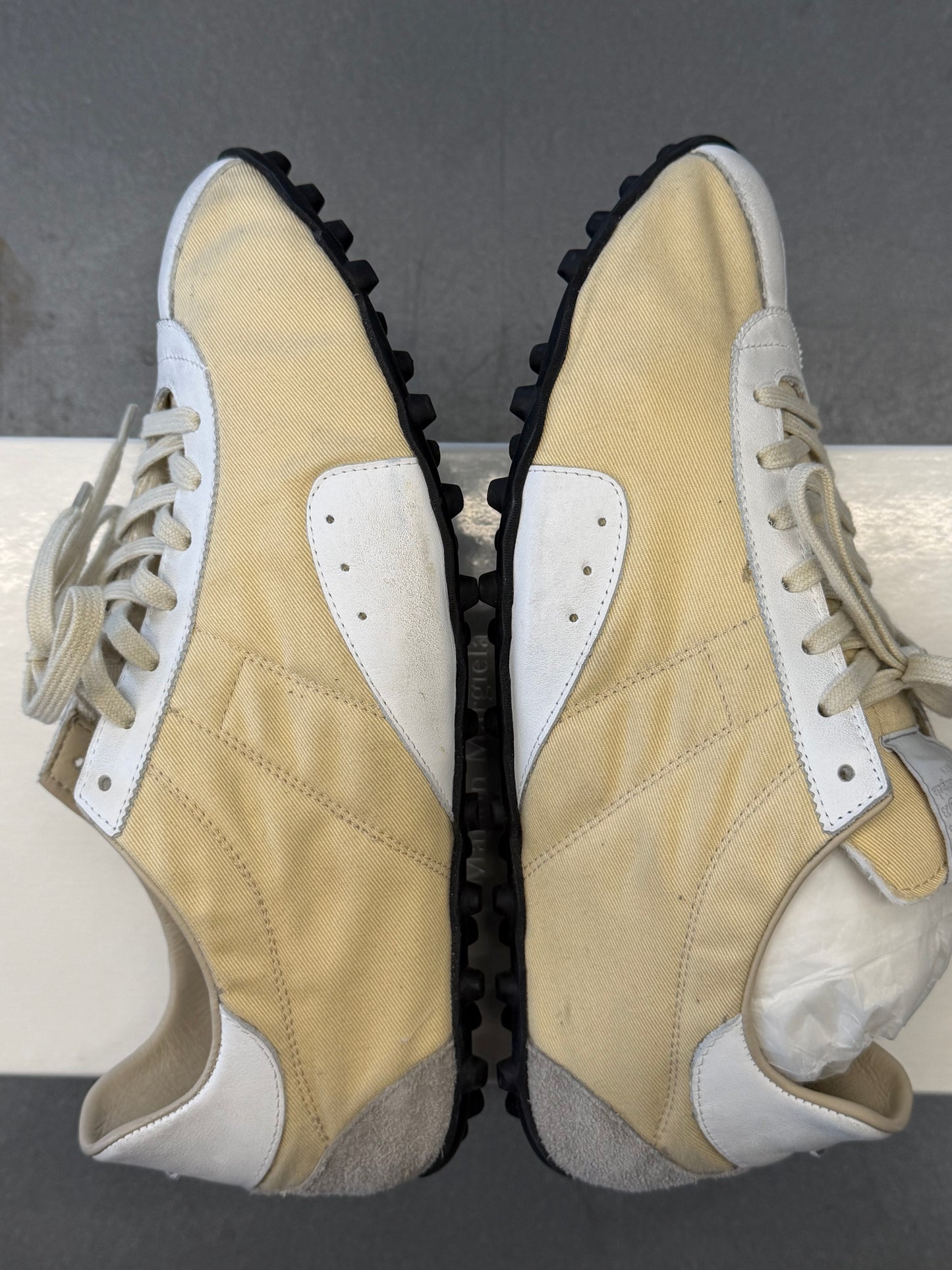 MAISON MARGIELA SPRINTER SNEAKERS - CREAM (W/BOX)