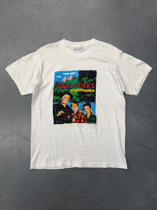 1990 TWIN PEAKS MOVIE PROMO TEE (STANLEY DESANTIS TAG)