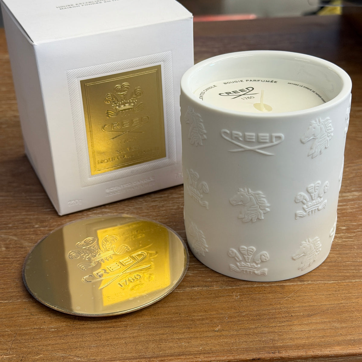 CREED SILVER MOUNTAIN WATER SCENTED CANDLE