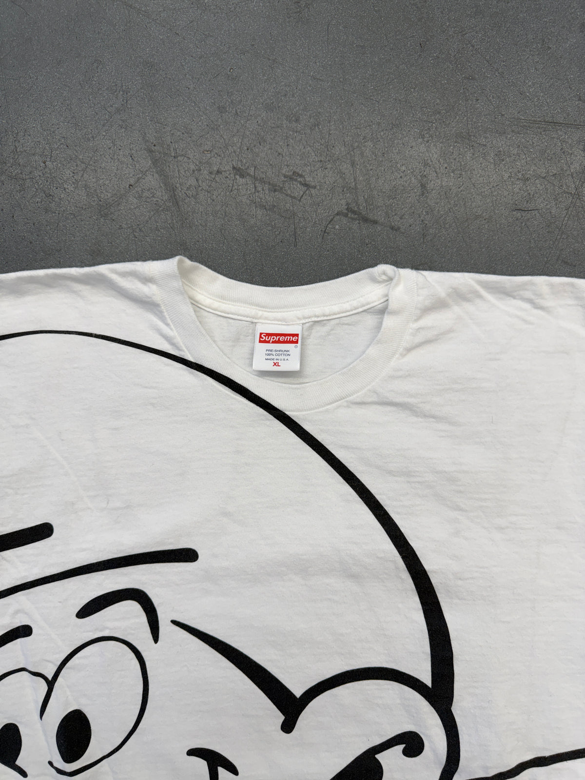 FW20 SUPREME SMURFS TEE - WHITE